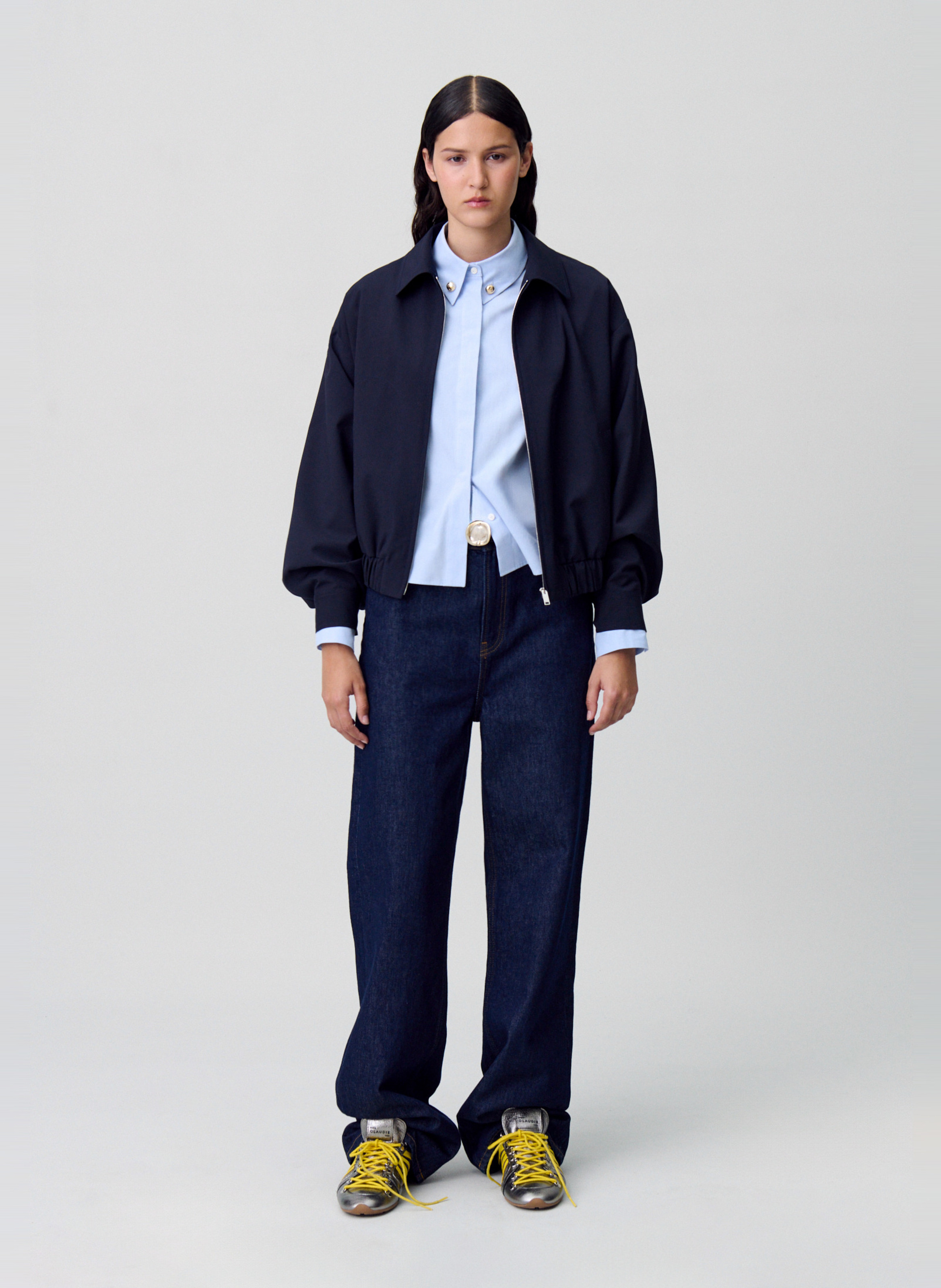 Colonel plain shirt CLAUDIE PIERLOT Blue