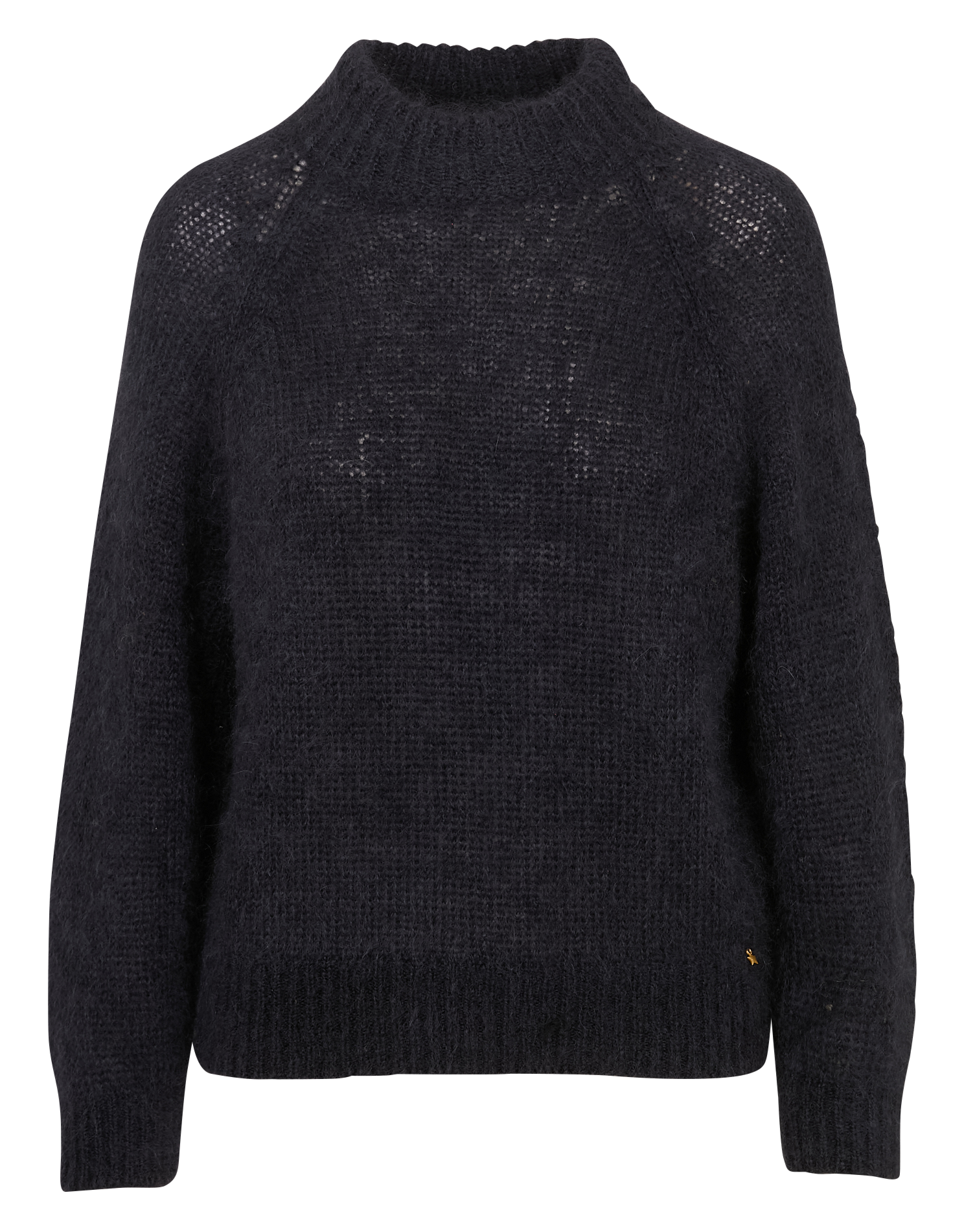 Pul col rond en laine mélangée DES PETITS HAUTS Noir