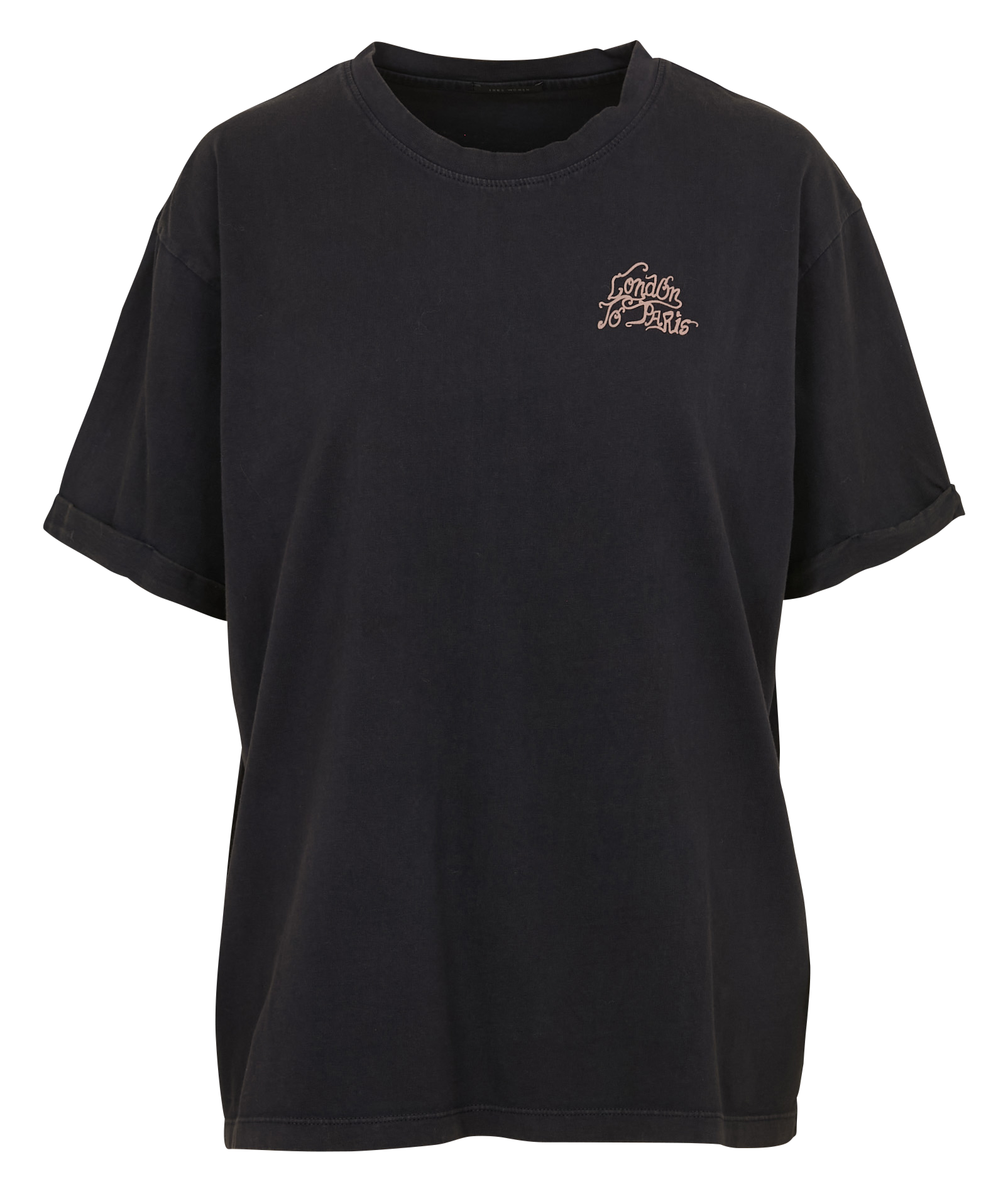 Tee-shirt col rond en coton  IKKS Gris