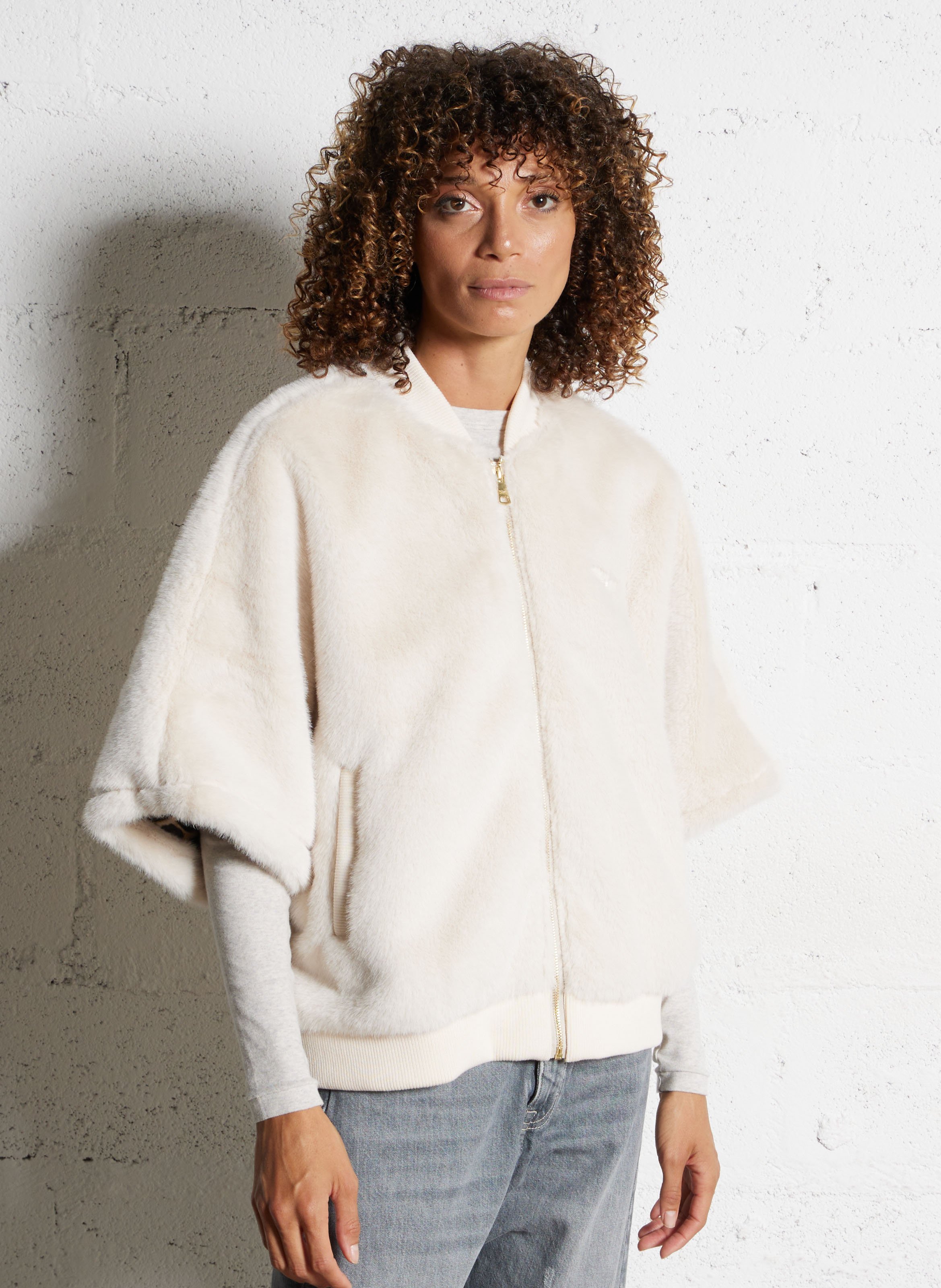 Veste ample col teddy  BOMBERS ORIGINAL