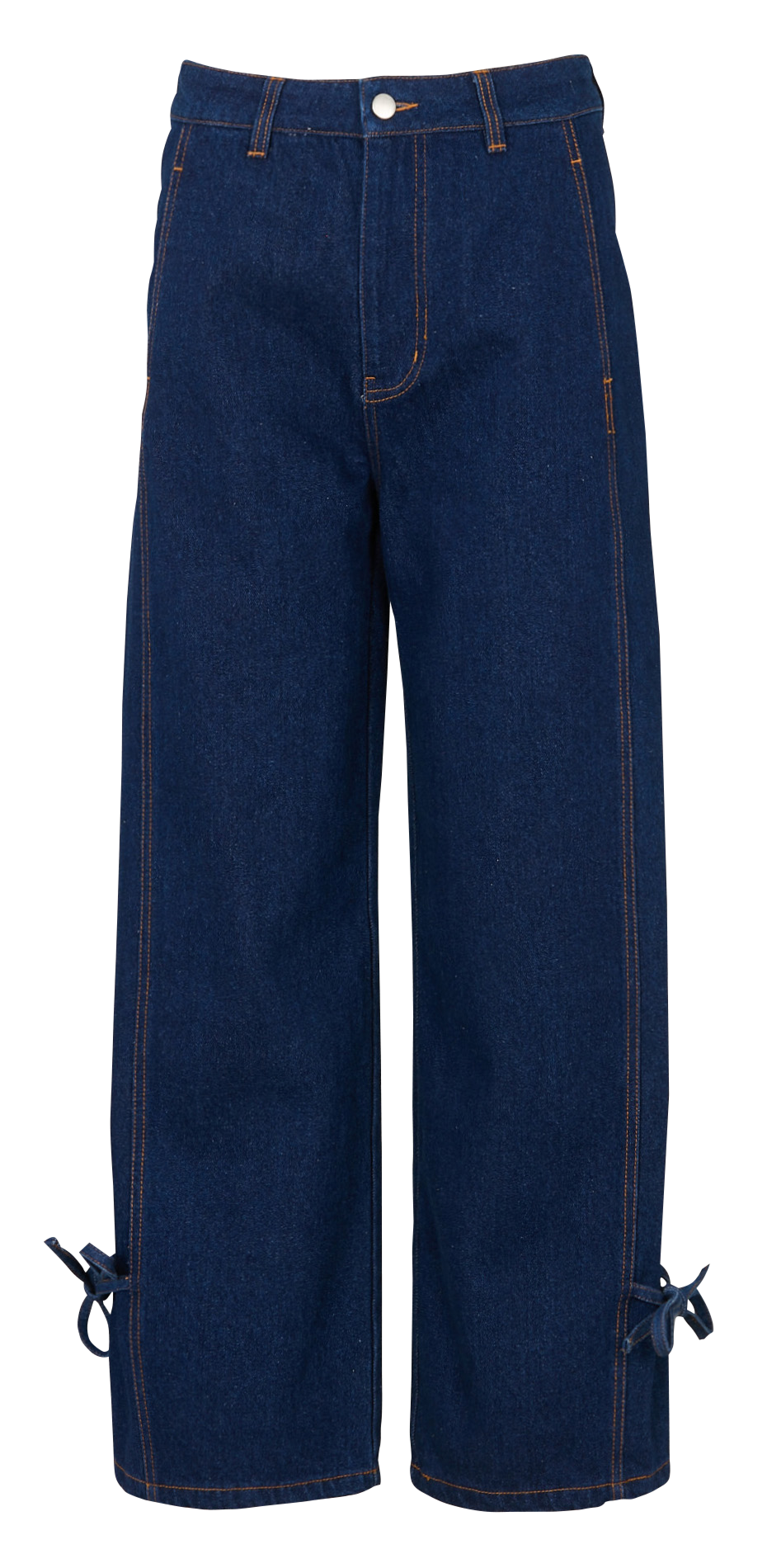 Jean large en coton THE TINY BIG SISTER Bleu