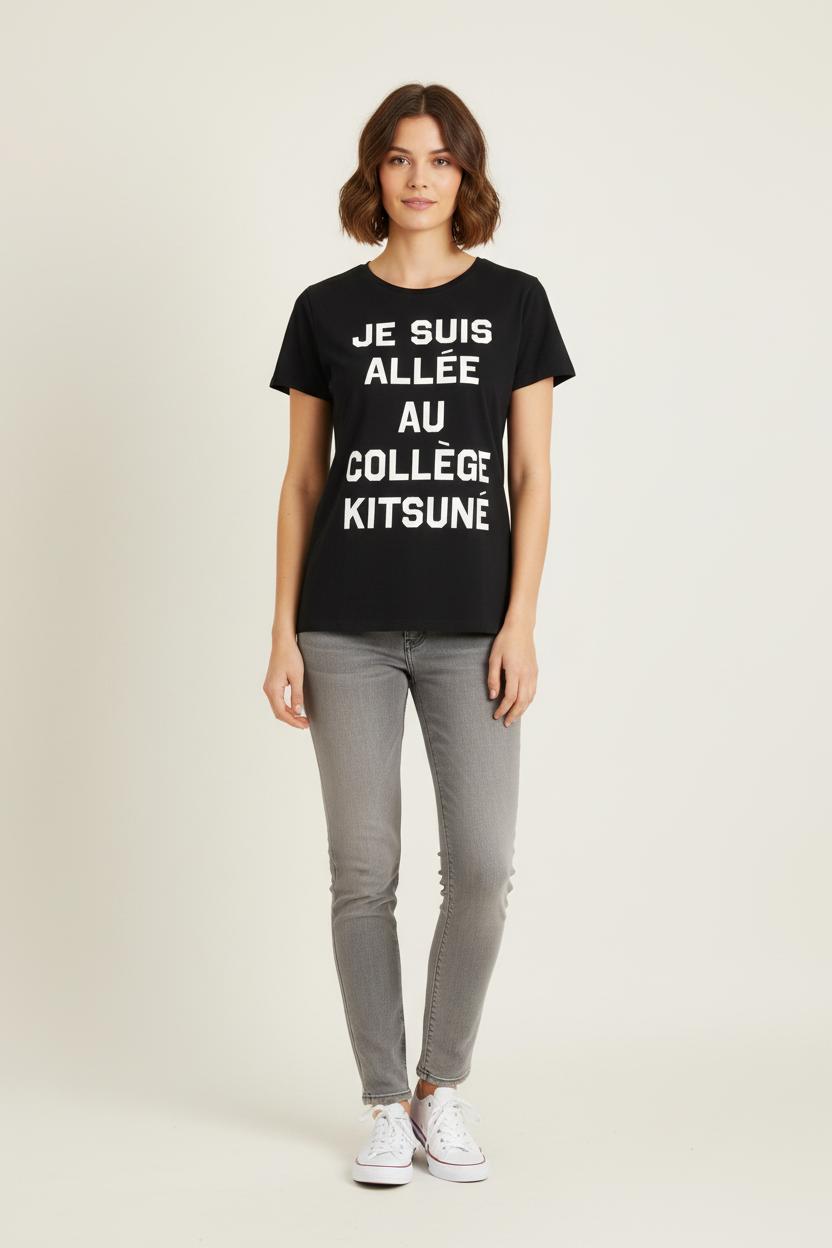 Tee-shirt MAISON KITSUNÉ - Seconde main Noir