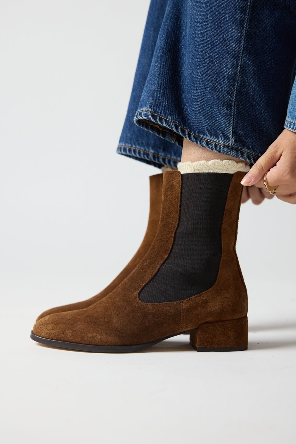 Ankle boots ODAJE EX. M.MOUSTACHE Brown