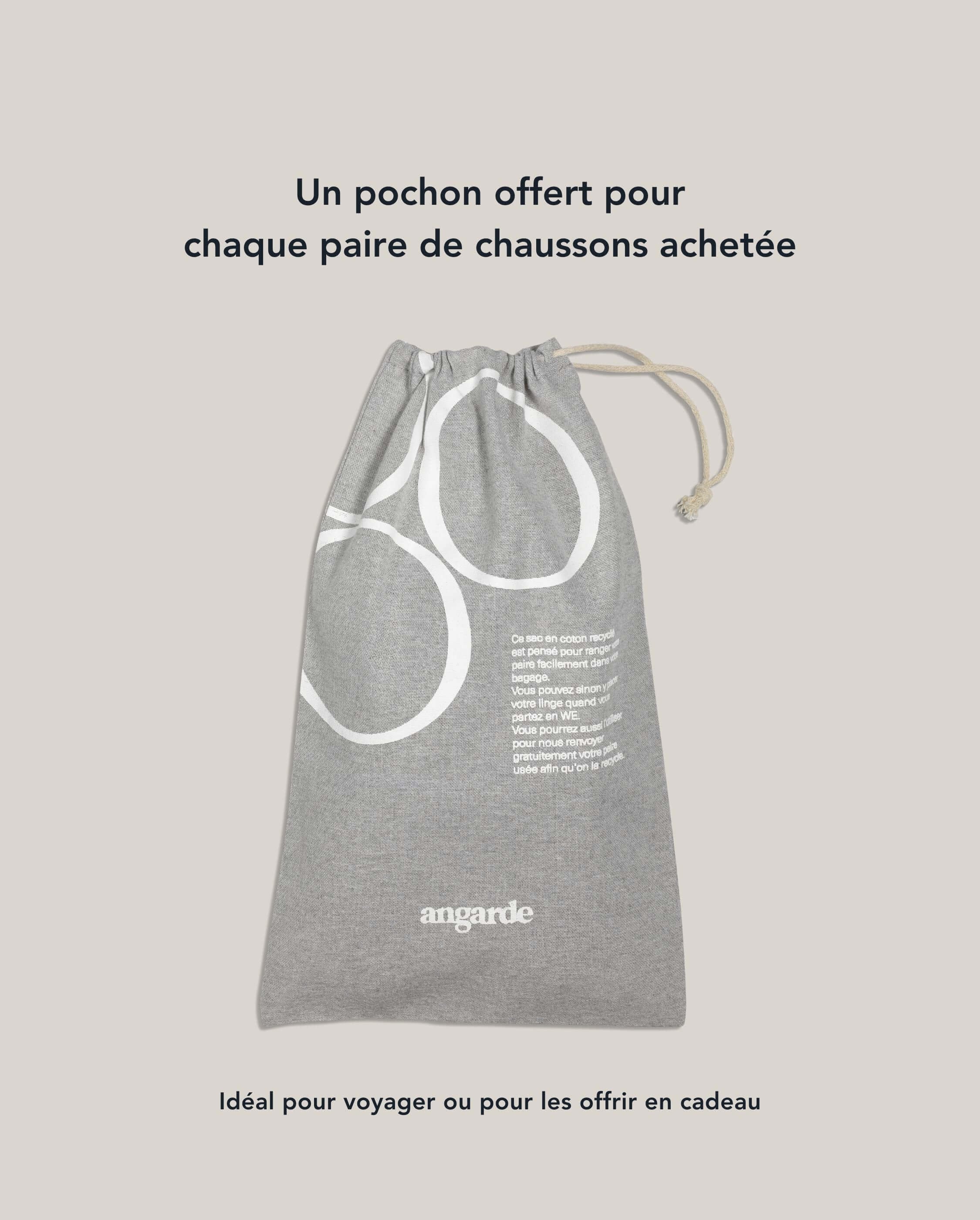 Chausson homme velours, bordeaux ANGARDE Rouge