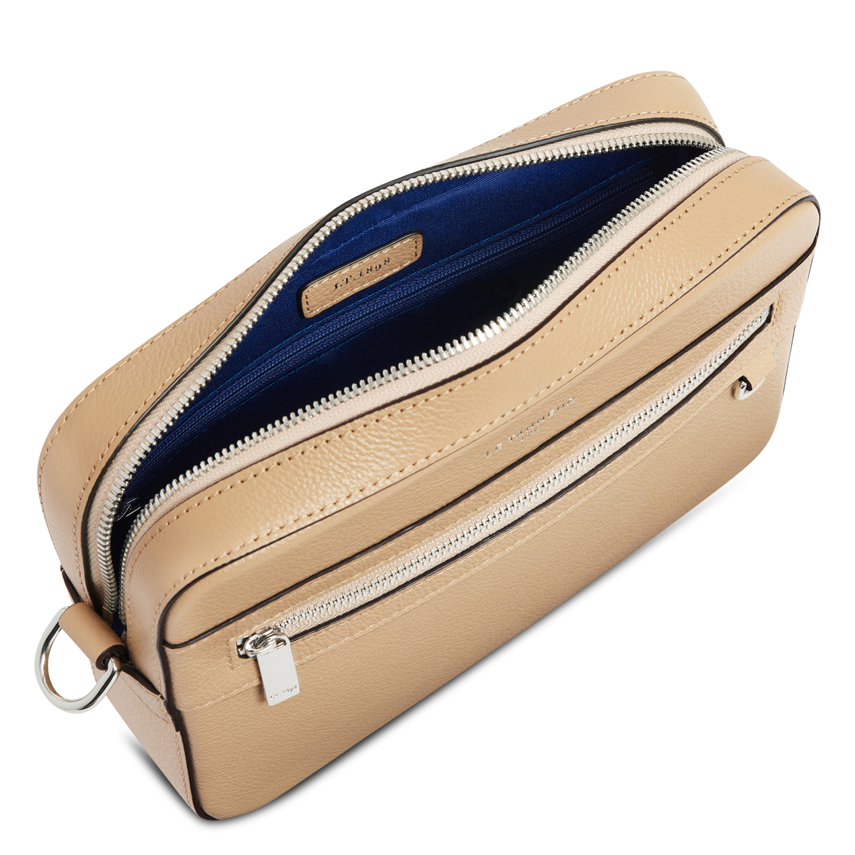 Dori leather shoulder bag LE TANNEUR Beige