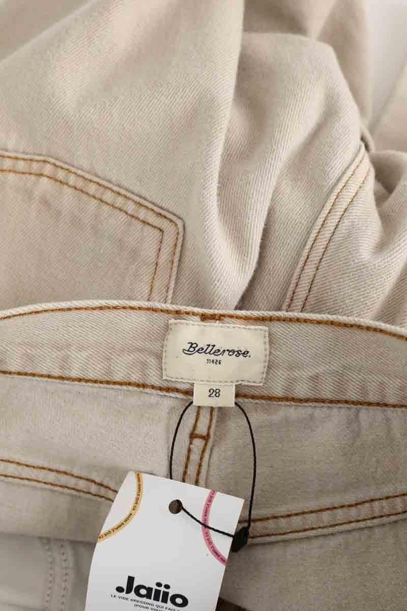 - Straight-leg jeans
- 5 pockets
- Straight cut
- Faded effect BELLEROSE - Seconde Main Beige