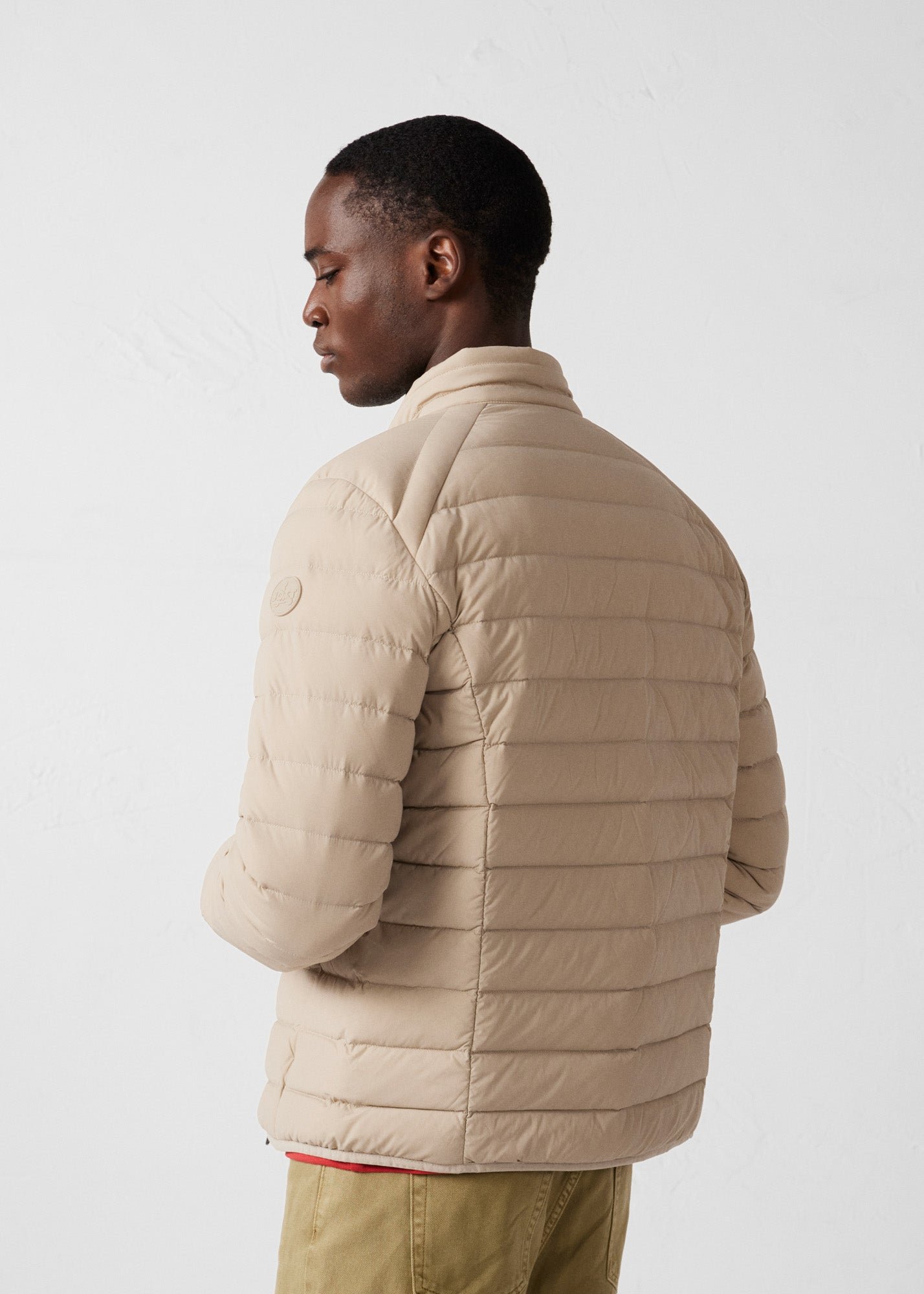 Stretch light down jacket Aragon JOTT Beige