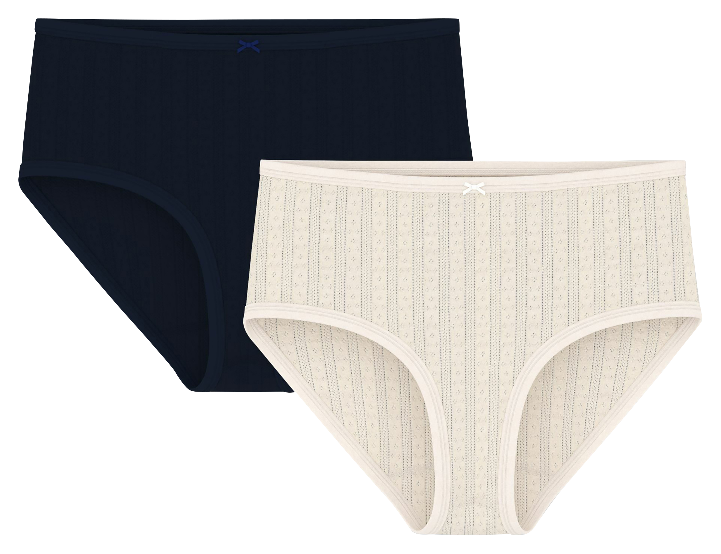 2er-Pack Baumwoll-Slips PETIT BATEAU Mehrfarbig