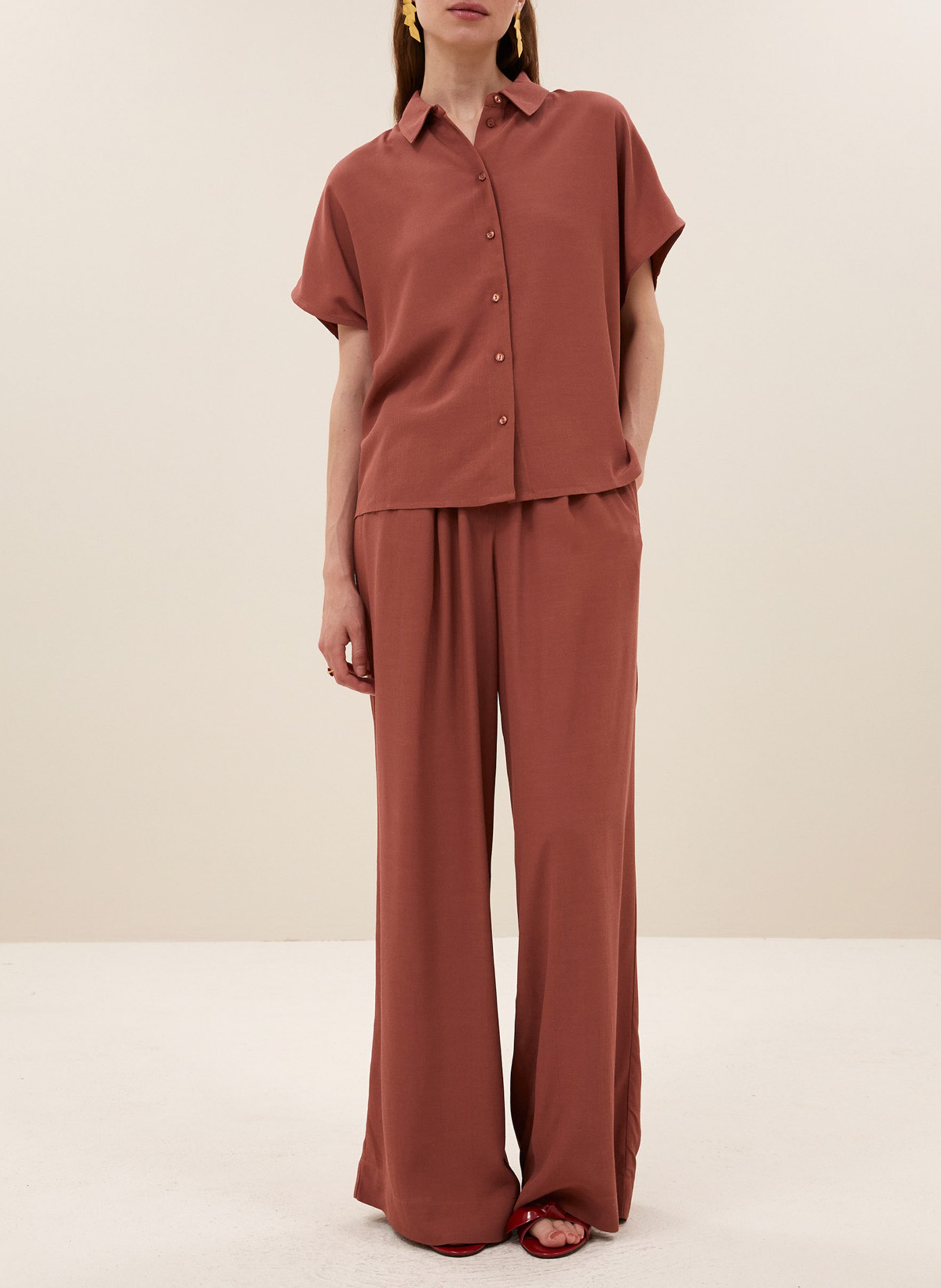 Straight shirt BY BAR Pink