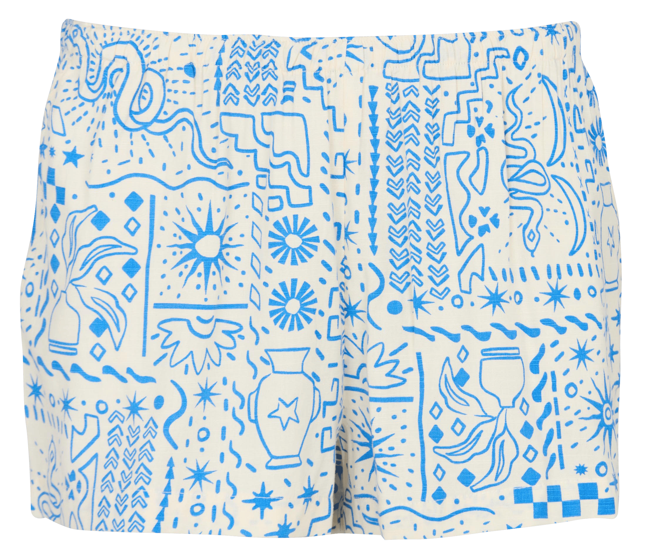 Straight-leg printed cotton-blend shorts BILLABONG White