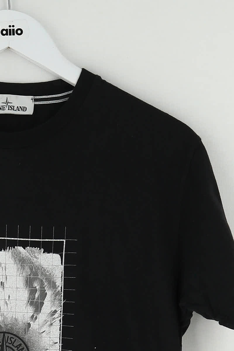 T-shirt STONE ISLAND SECONDE MAIN Black