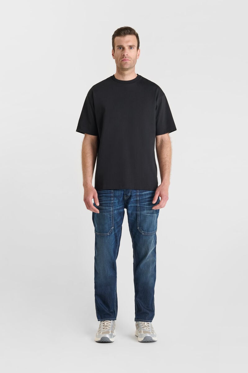 Tommy Badge T-shirt LE TEMPS DES CERISES Black