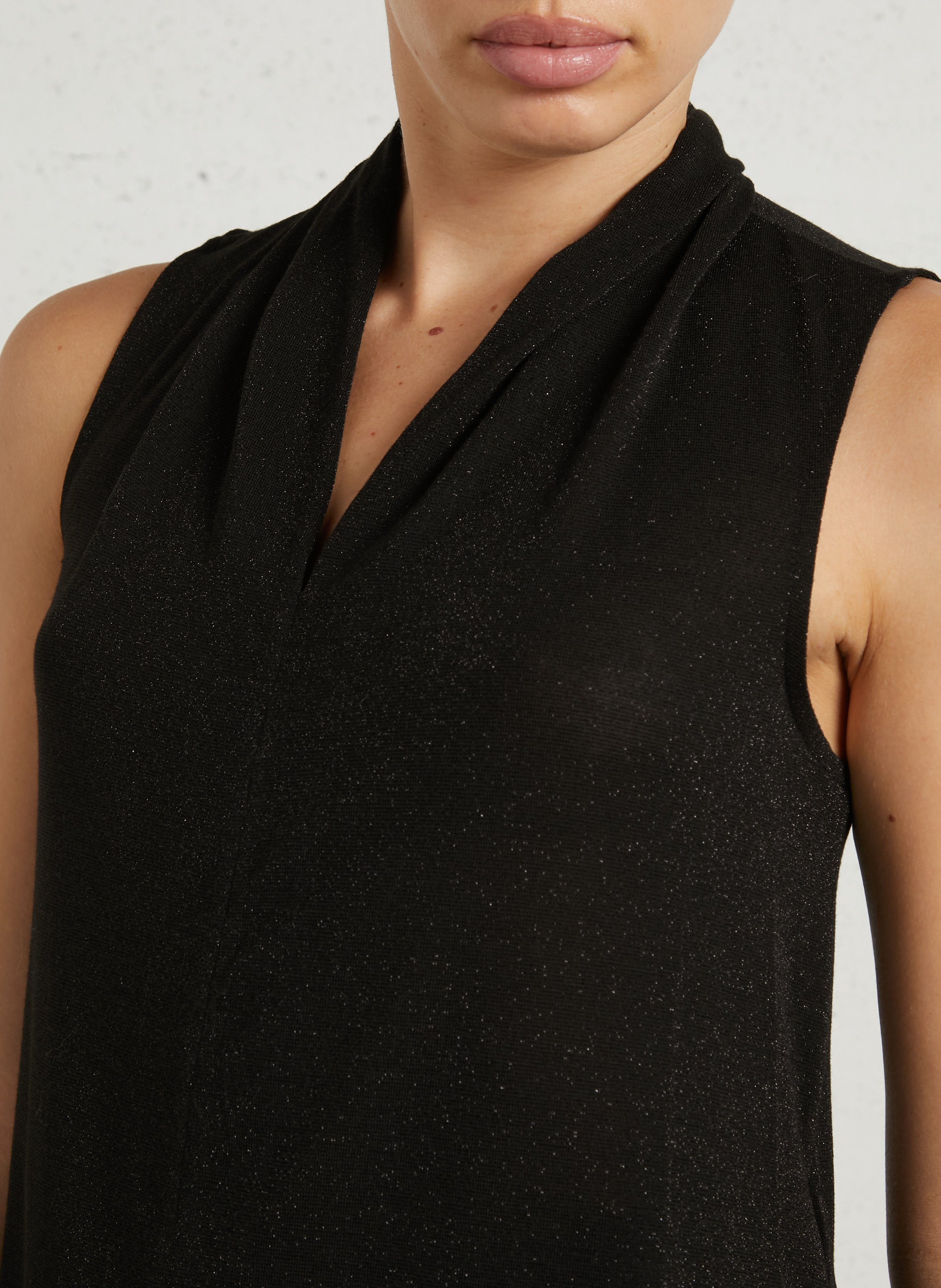 Top ample brillant MOMONI Black