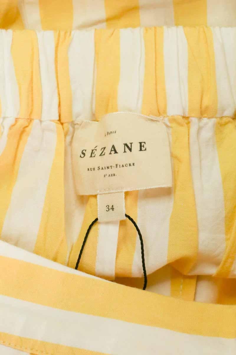 Mini shorts SEZANE - Seconde main Yellow