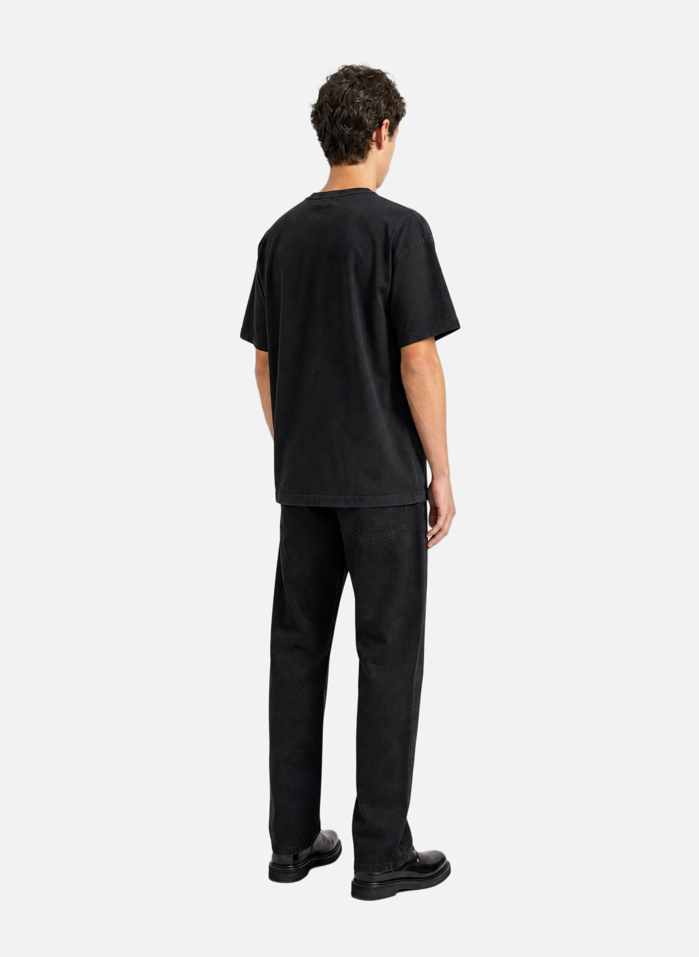 T-shirt with black blue wind screen printing THE KOOPLES Black