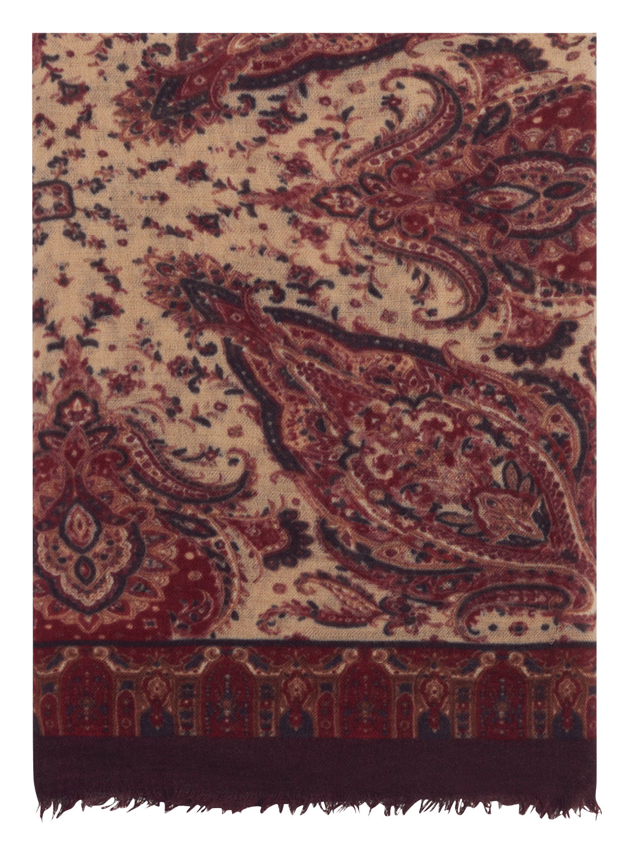 Wollen sjaal met print GERARD DAREL Roze