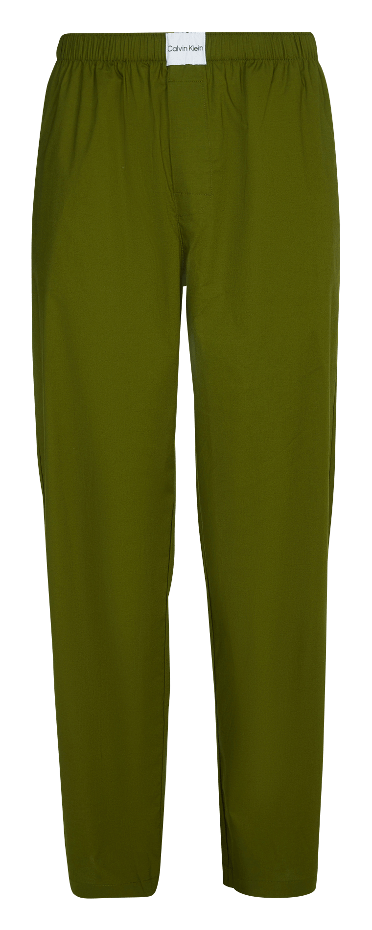 Straight-leg cotton pants GreenCALVIN KLEIN UNDERWEAR