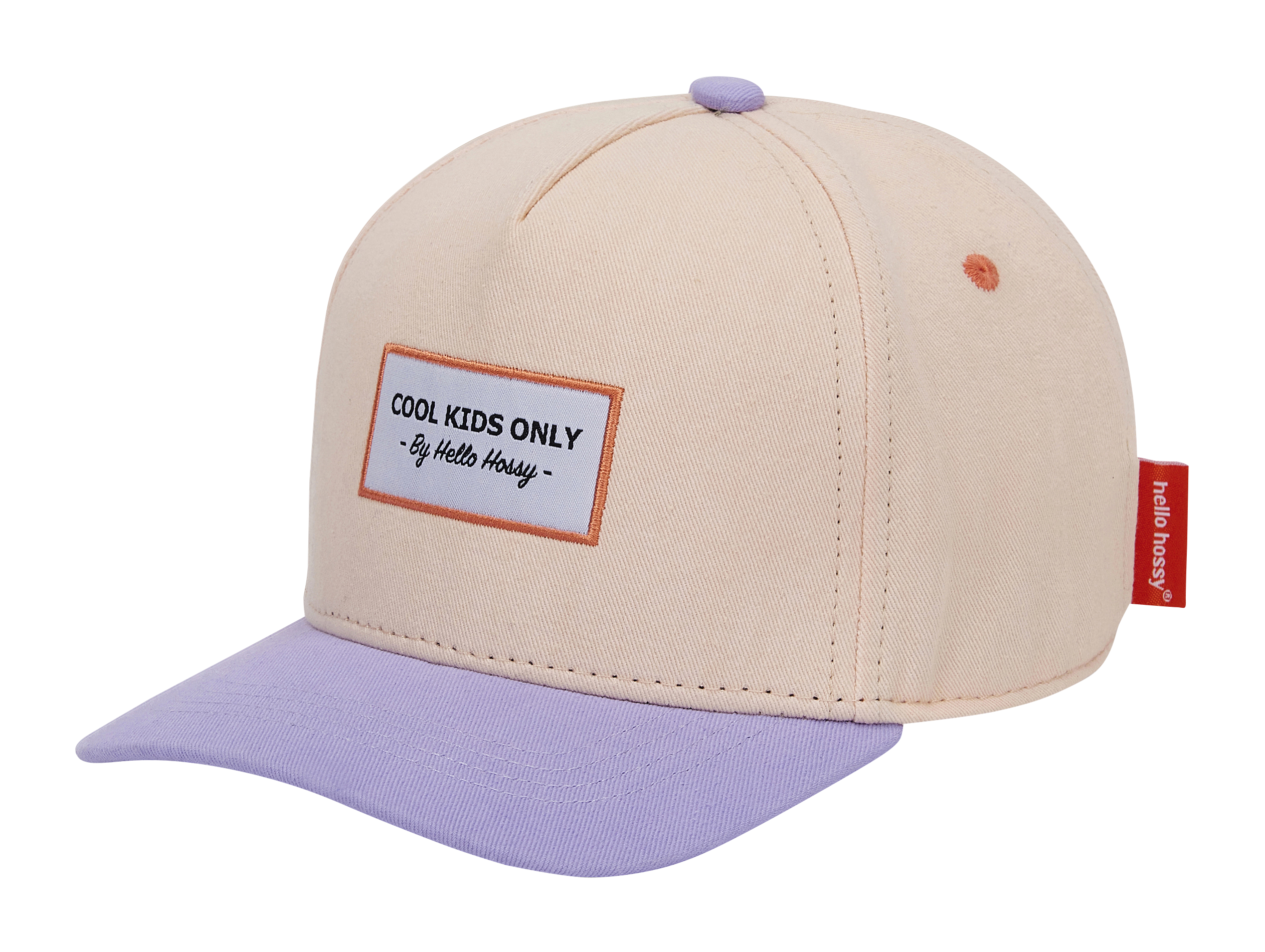 Organic cotton cap HELLO HOSSY Pink
