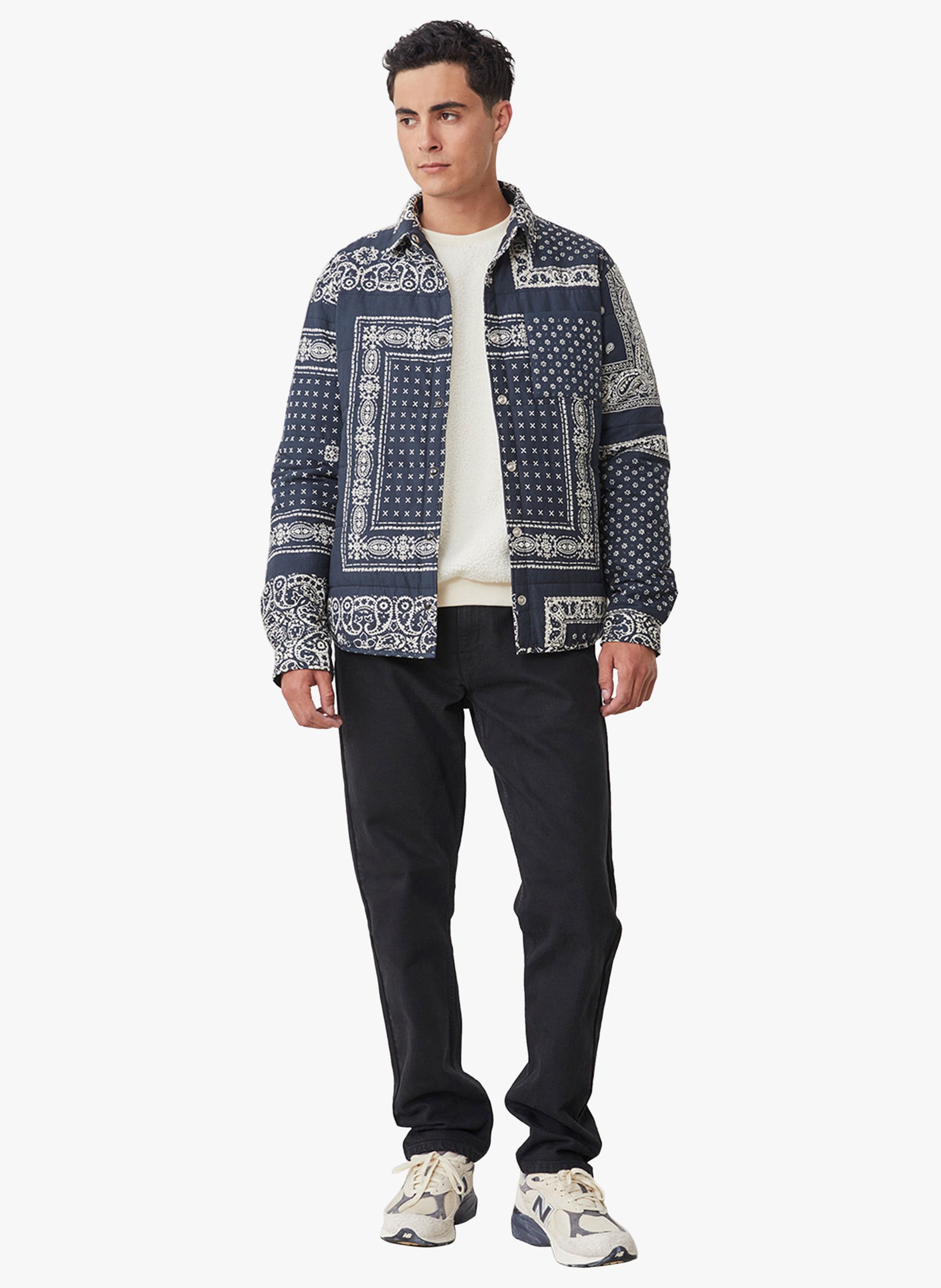 Bandana-Pattern Printed Jackets : bandana down jacket