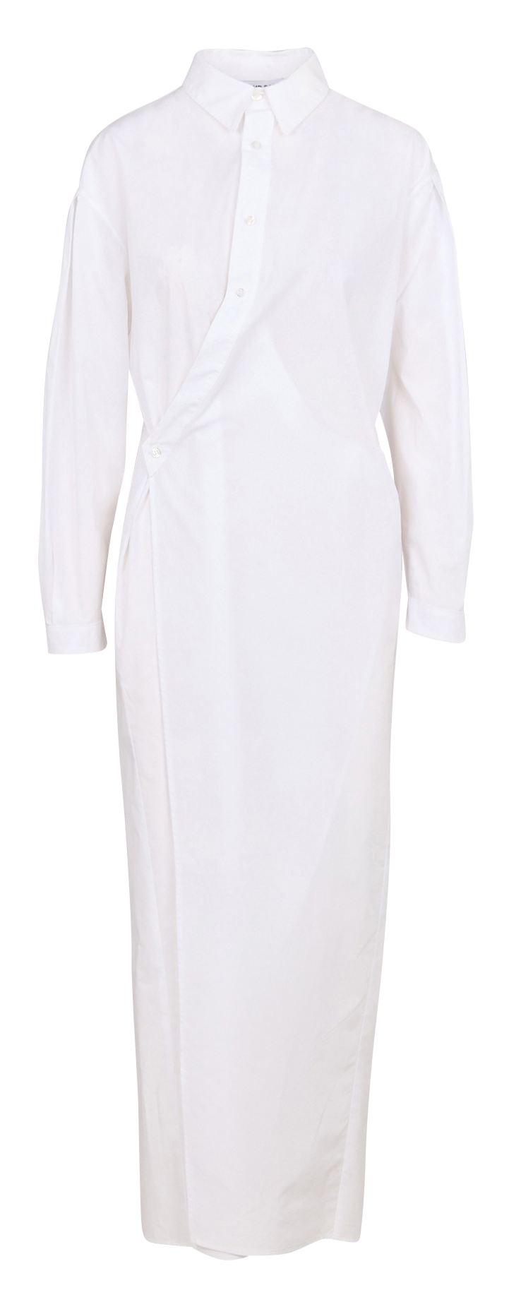 Long cotton wrap dress ATTIC AND BARN White