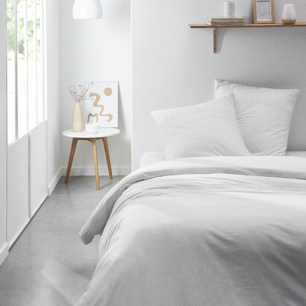 Cotton bedding set TODAY LINGE DE MAISON White