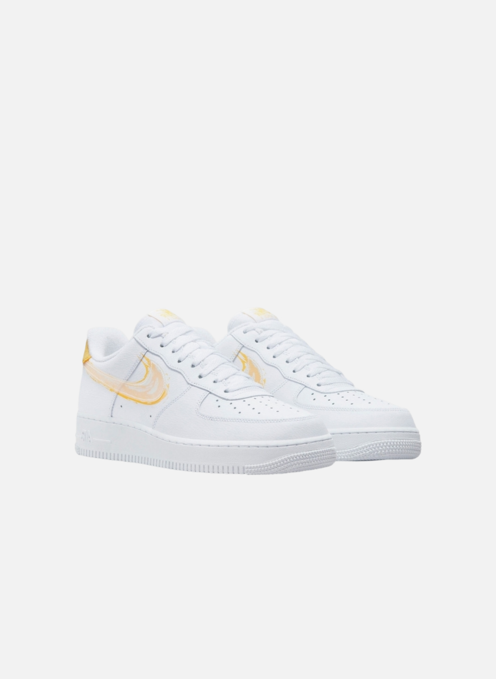 Air force low 07' brushstroke solar flare Blanc Nike Men