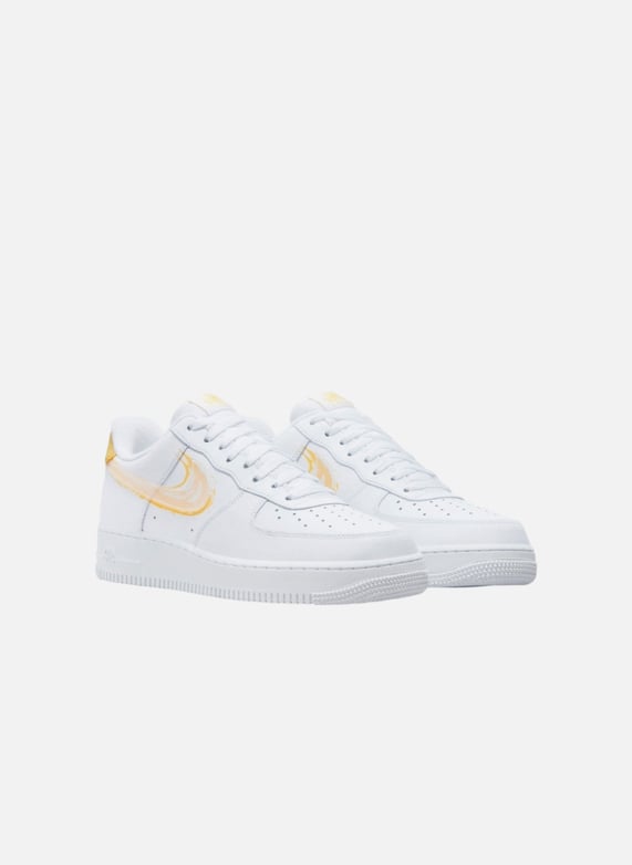 Air force low 07' brushstroke solar flare Blanc Nike Men