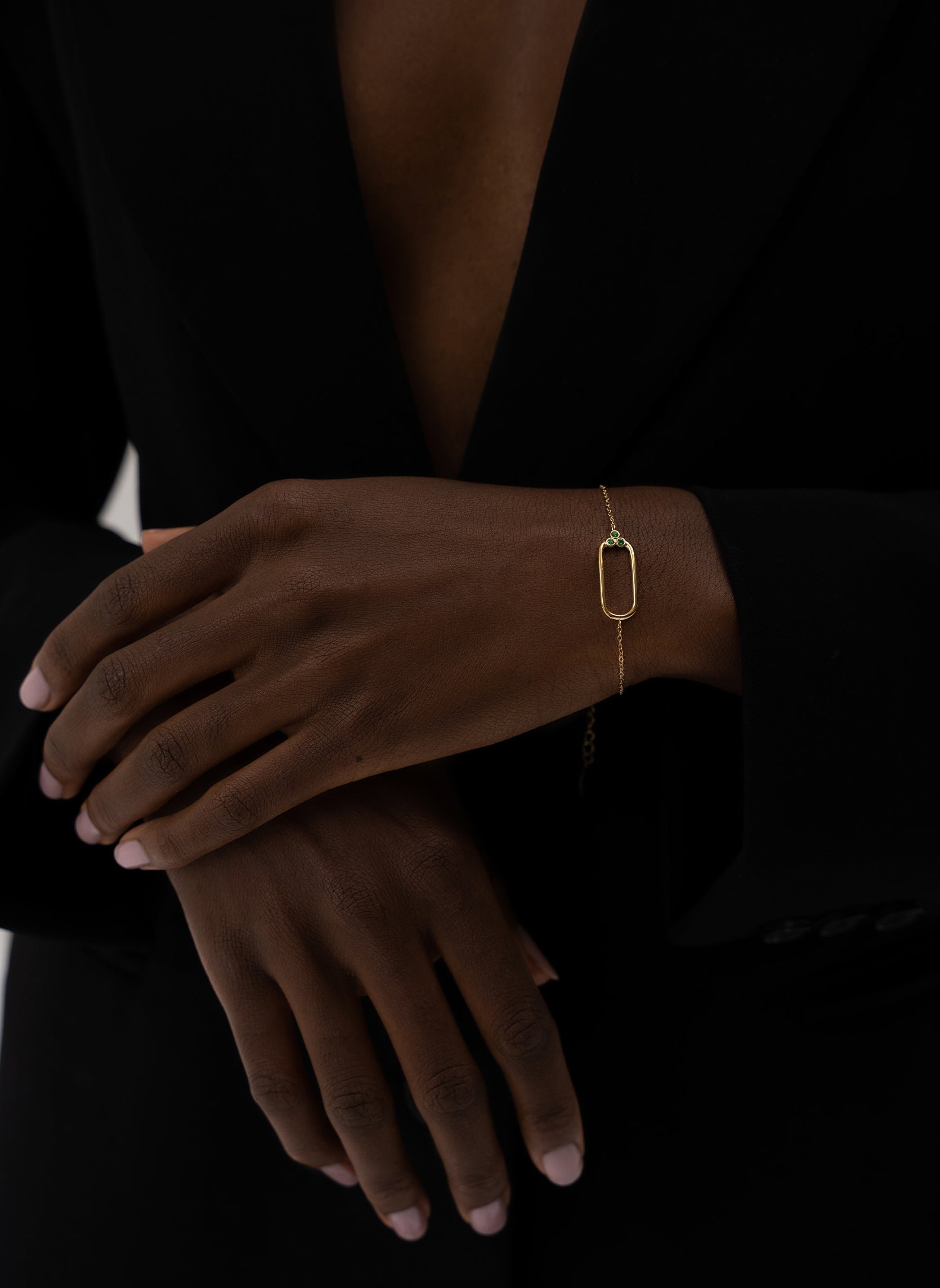 Chain chaos bracelet AEC Paris Green