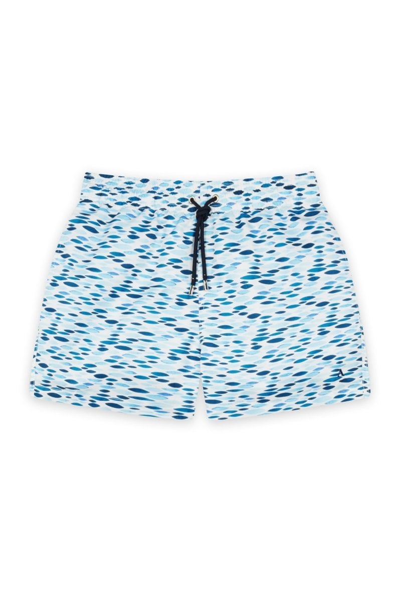 Printed swim shorts with elasticated waistband APNEE