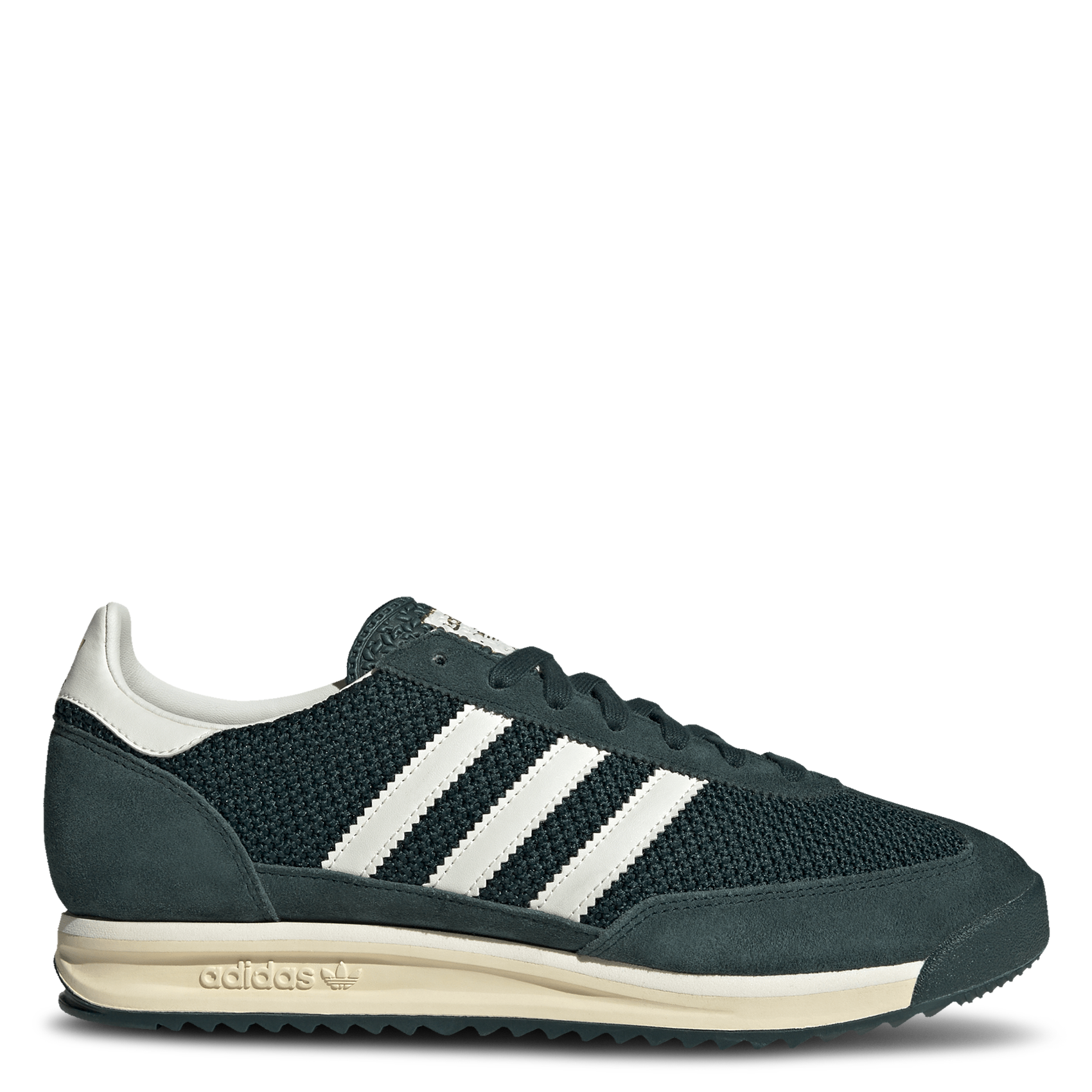 Baskets basses en cuir ADIDAS Vert