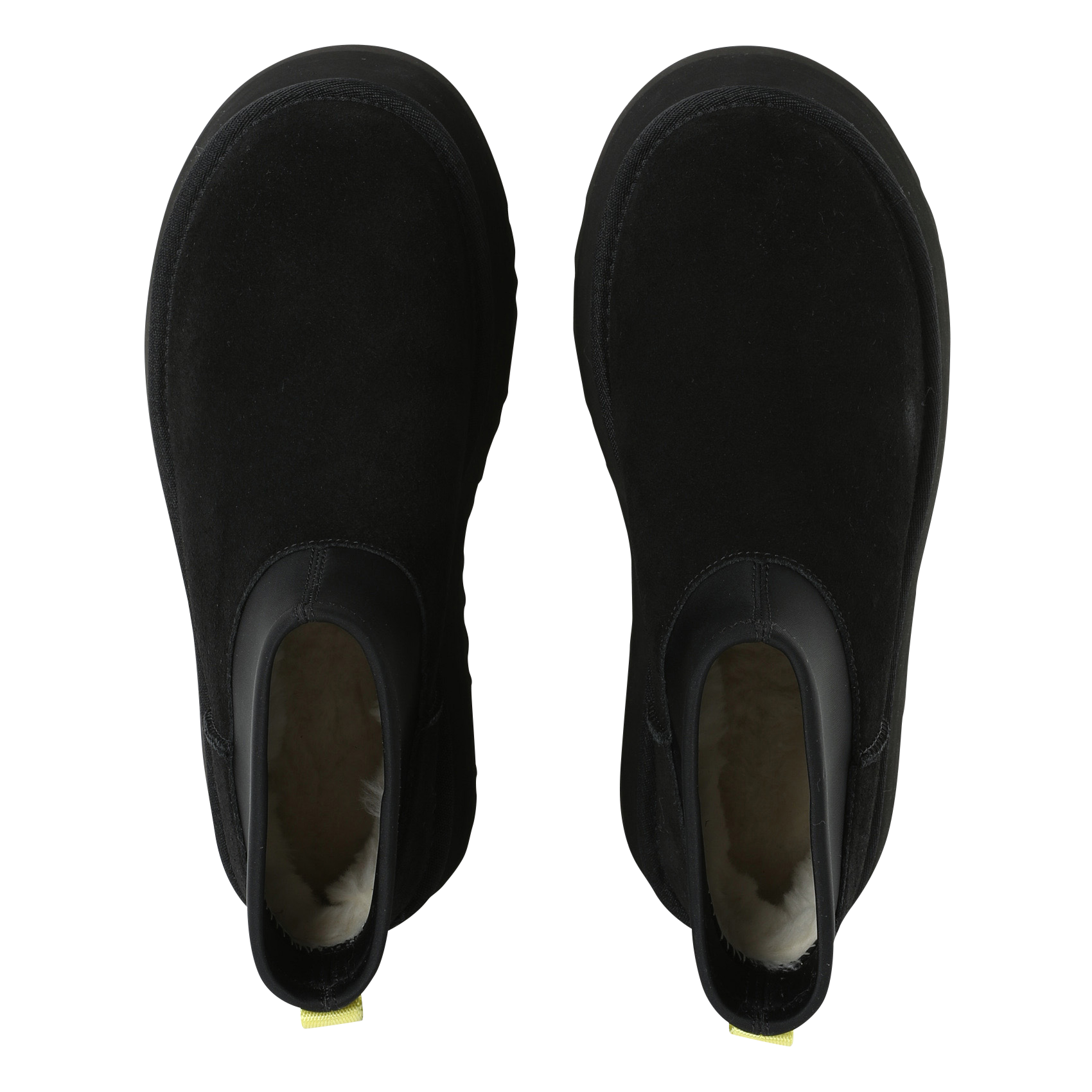 Bottines compensées en cuir mélangé UGG Noir