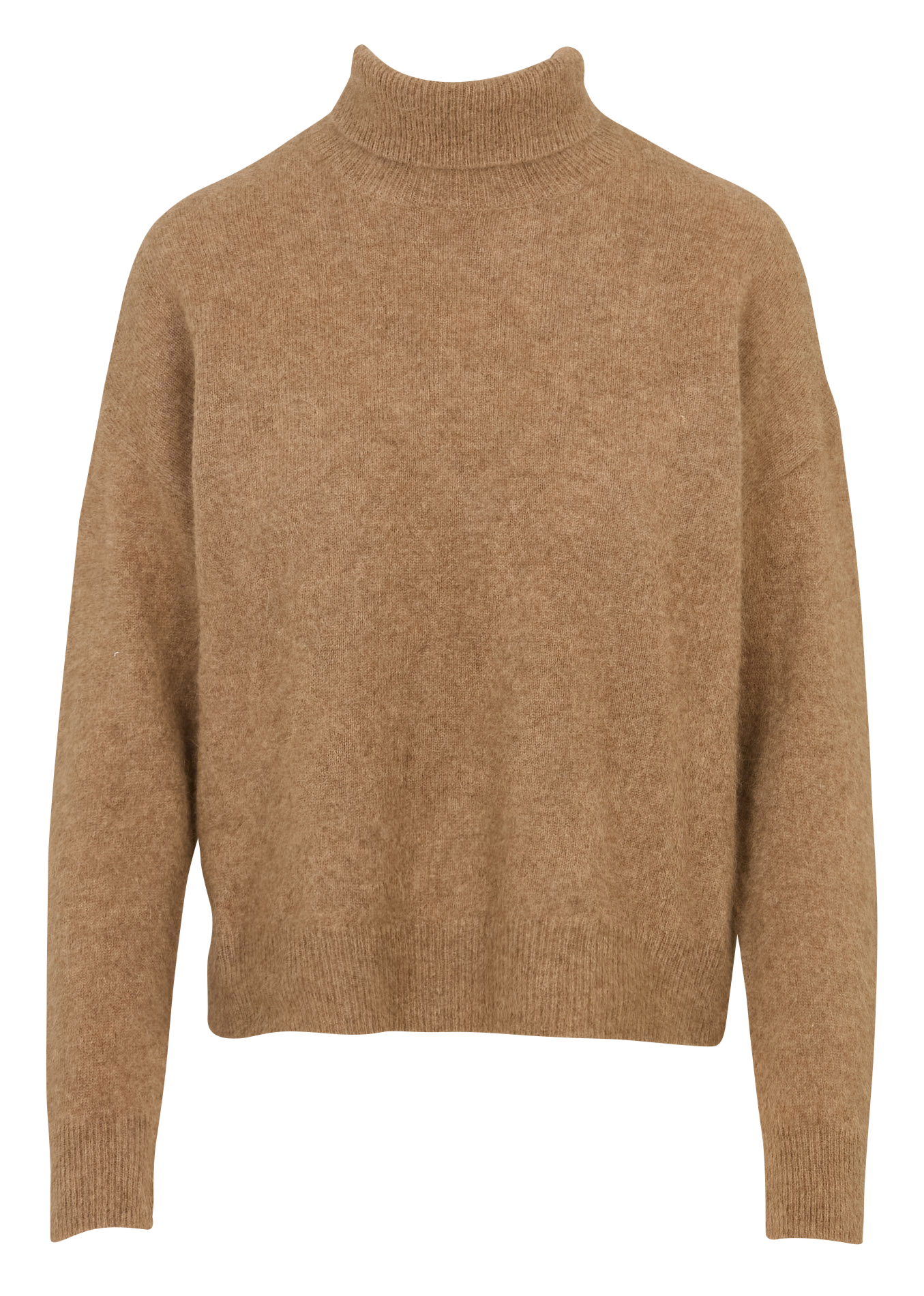 Col roulé ample en laine mélangée MAJESTIC FILATURES Beige