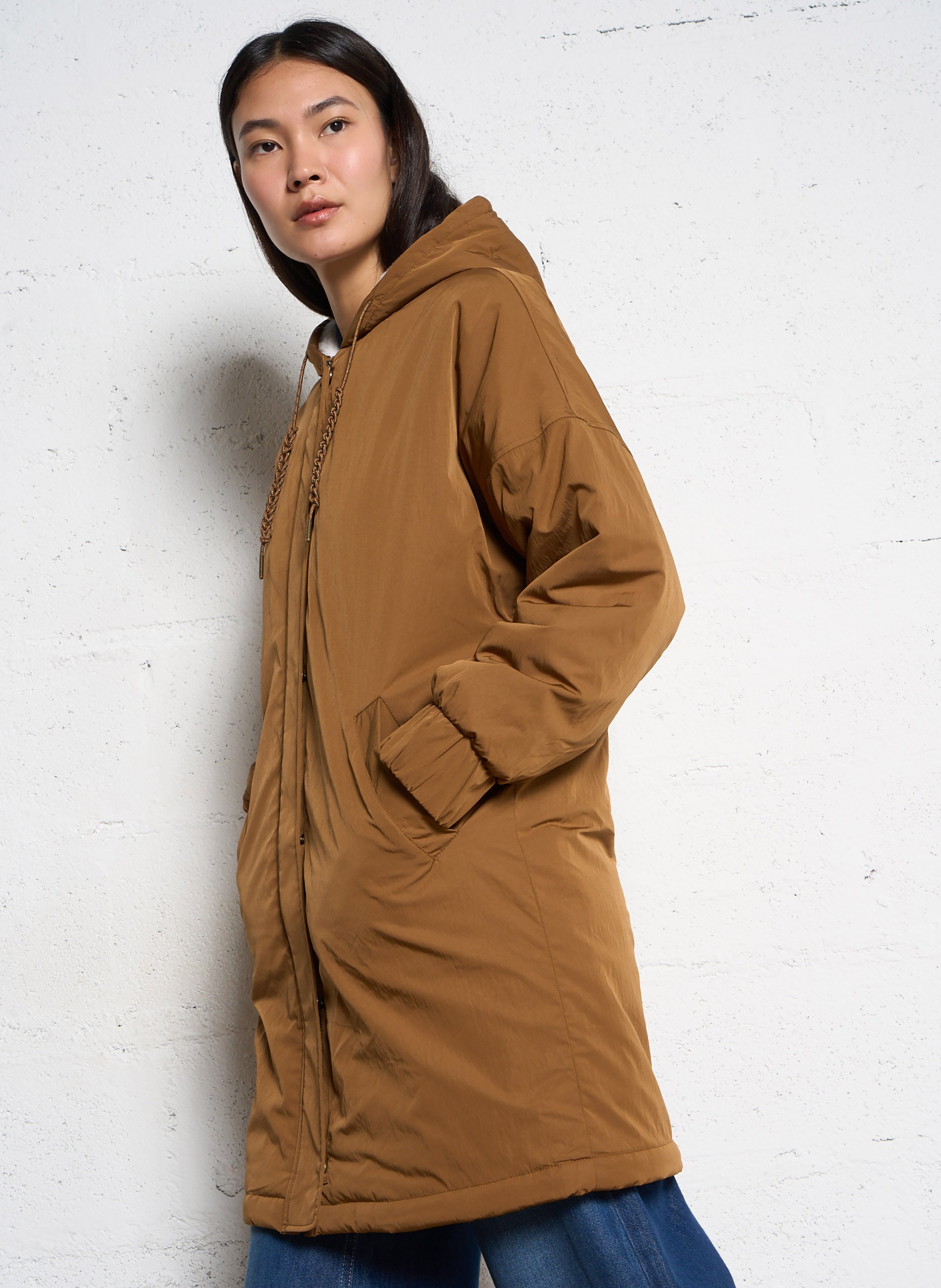Round neck parka I CODE