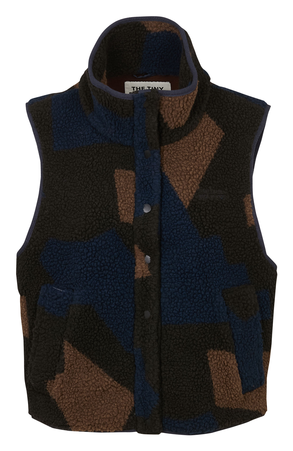 Veste col montant polaire THE TINY BIG SISTER Multicolore