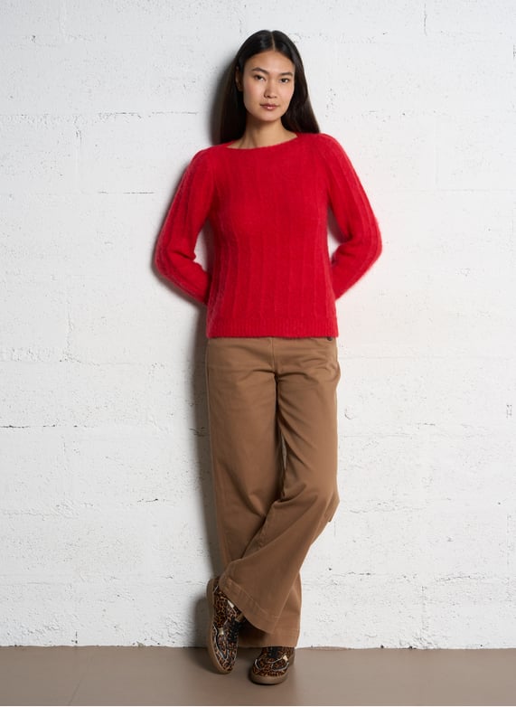 Cotton-blend chinos | Beige by SUD EXPRESS Cotton-blend chinos Beige