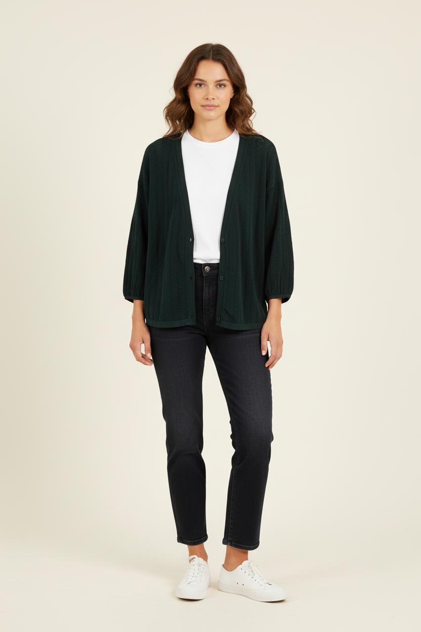 Cardigan MARIE SIXTINE - SECONDE MAIN Green