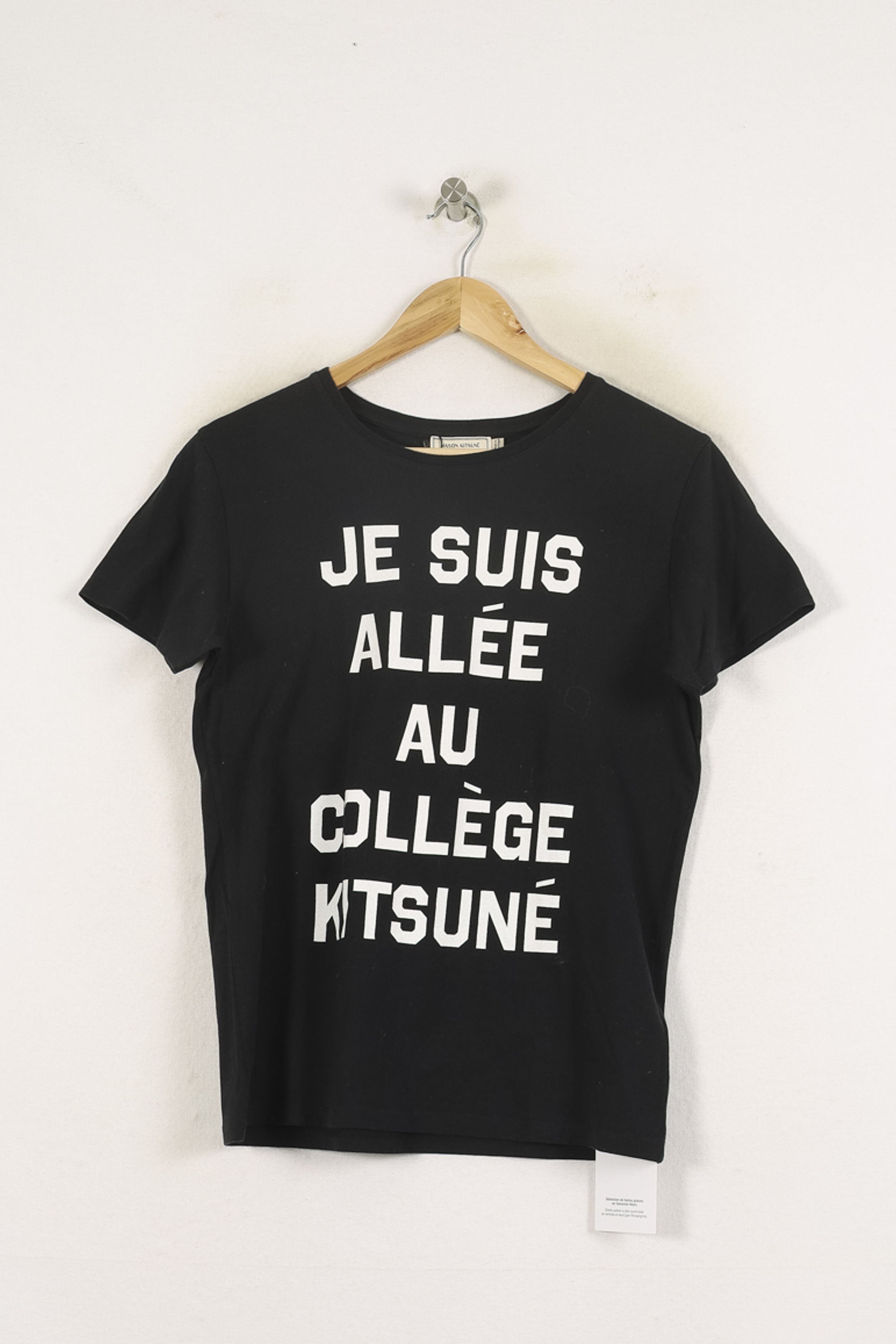 Tee-shirt MAISON KITSUNÉ - Seconde main Noir