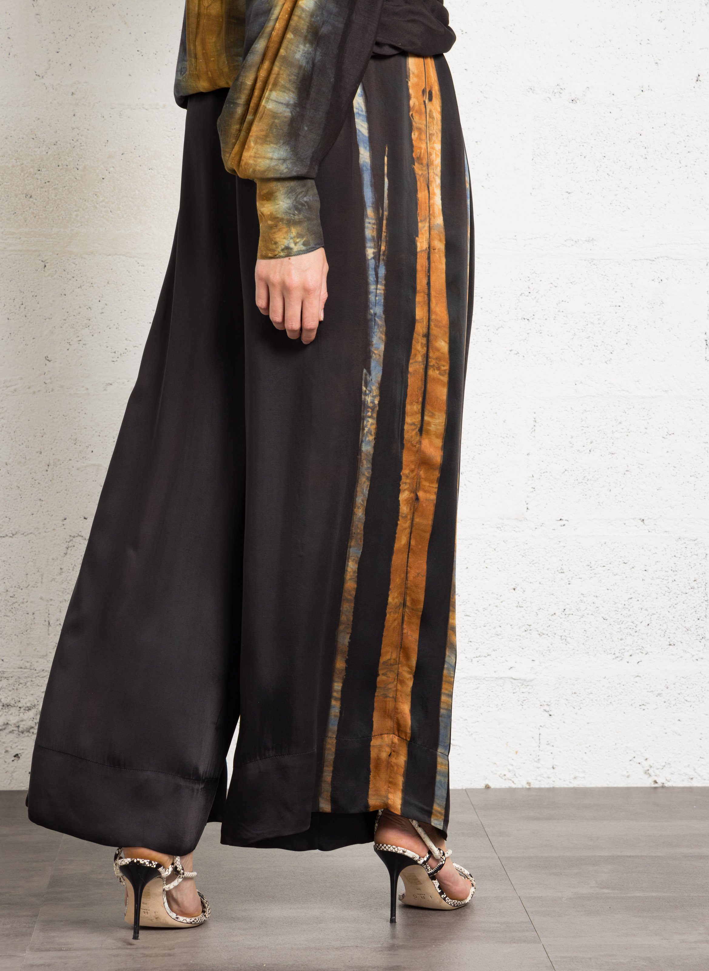 Pantalon large imprimé MES DEMOISELLES Multicolore