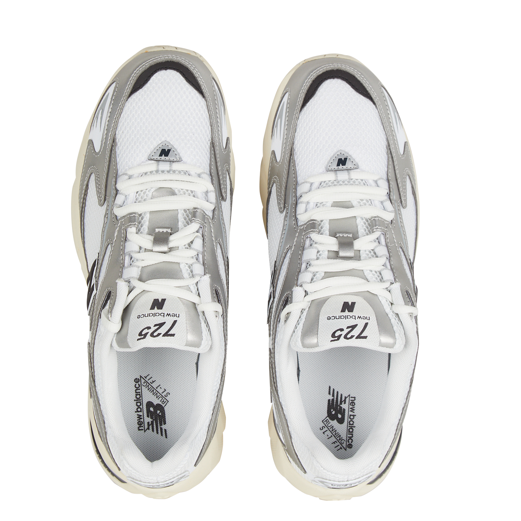 Flache Sneaker zum Schnüren NEW BALANCE Weiss