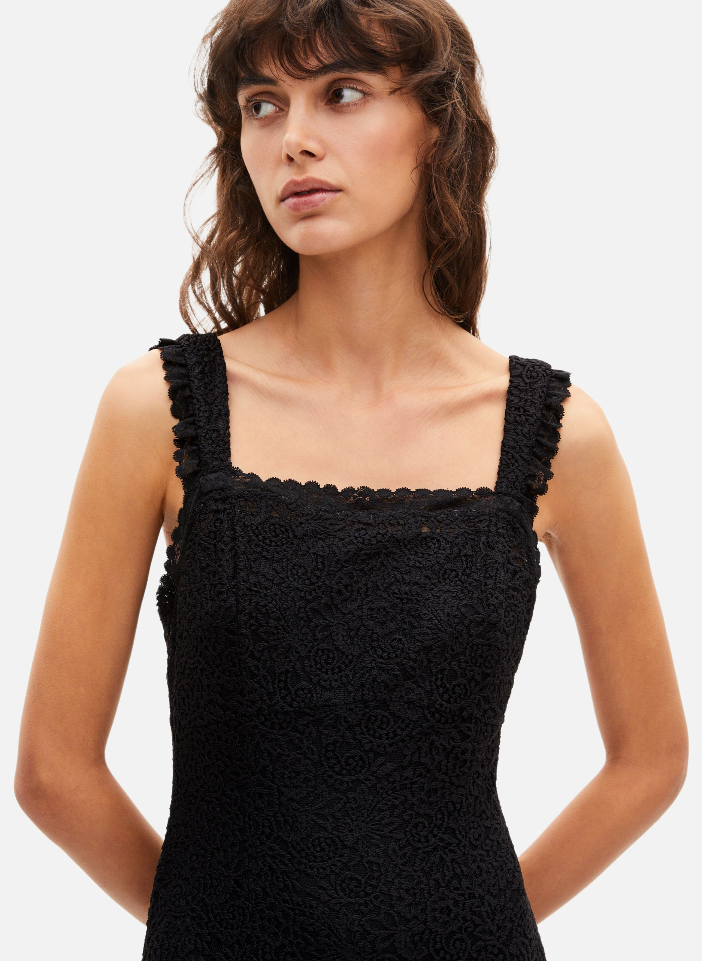 Bead-embroidered dress THE KOOPLES Black
