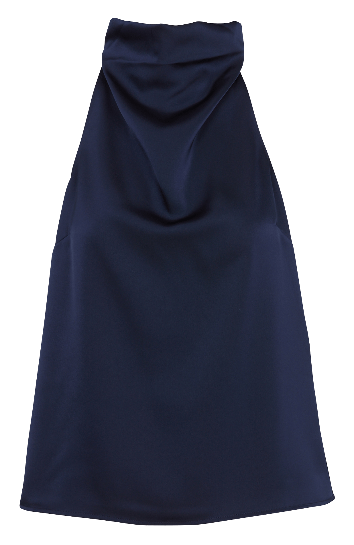 Top met watervalhals ZAPA Blauw