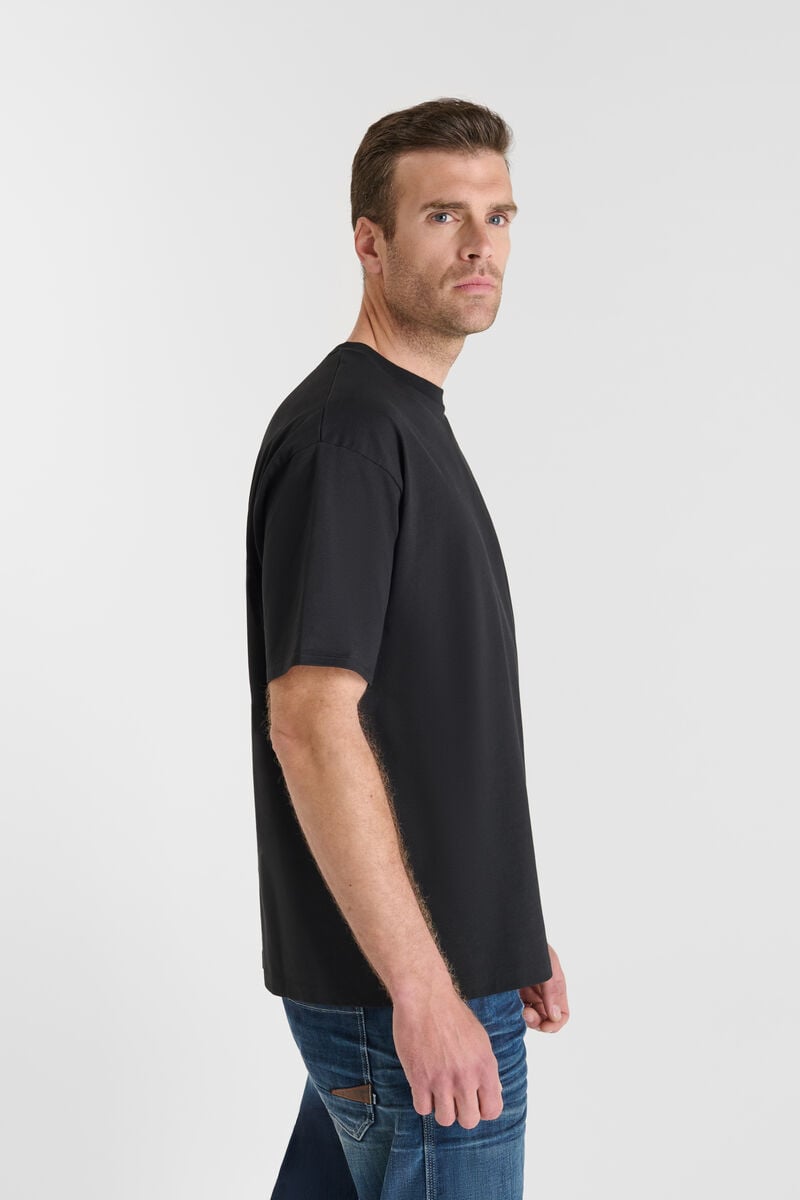 Tommy Badge T-shirt LE TEMPS DES CERISES Black