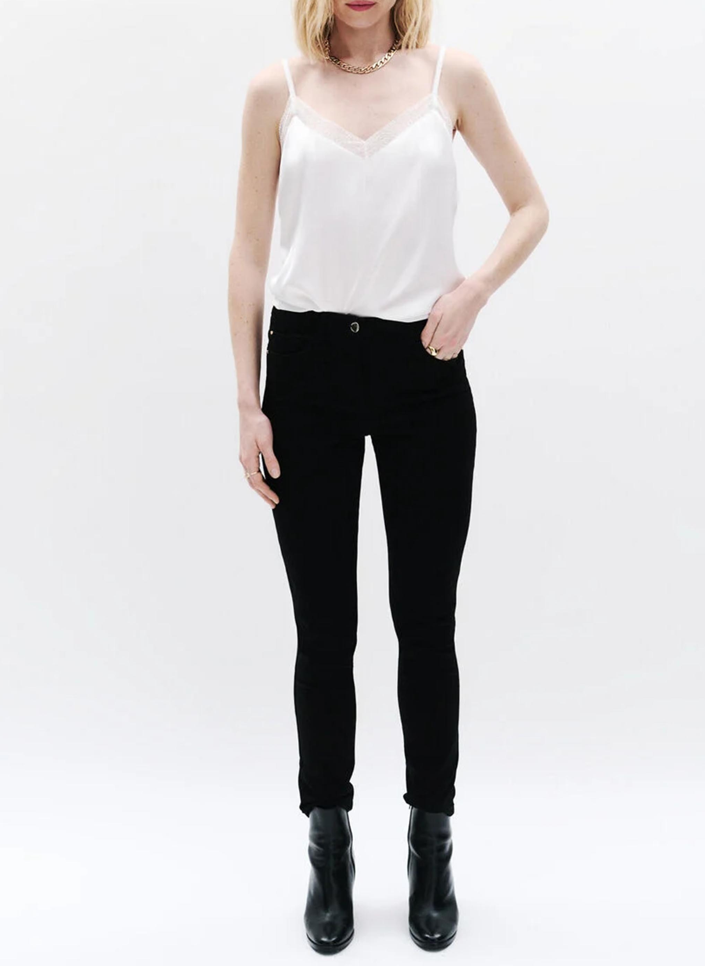 Slim-Fit-Hose aus Baumwoll-Mix CAROLL Schwarz
