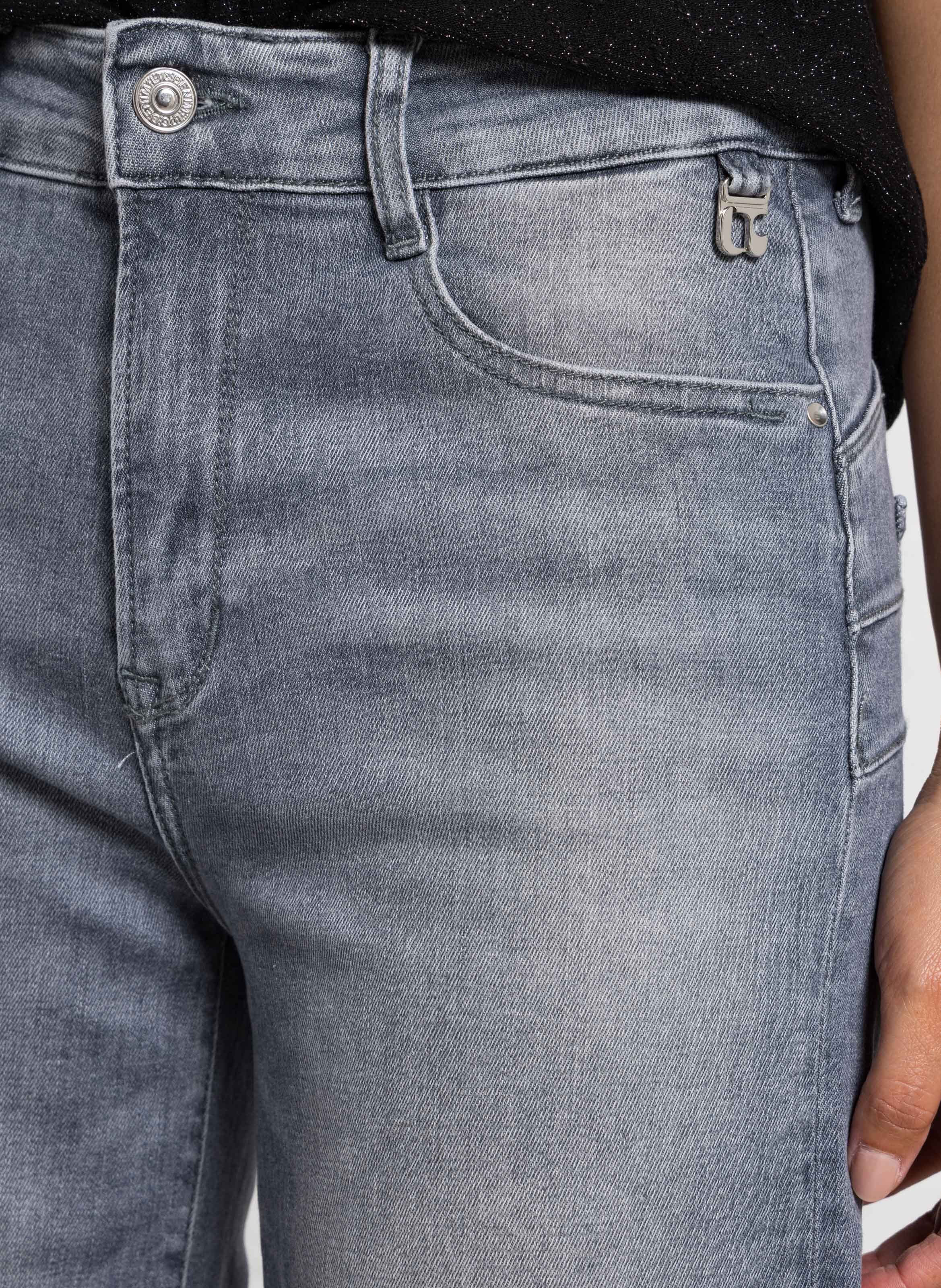 Wijde jeans LE TEMPS DES CERISES Grijs