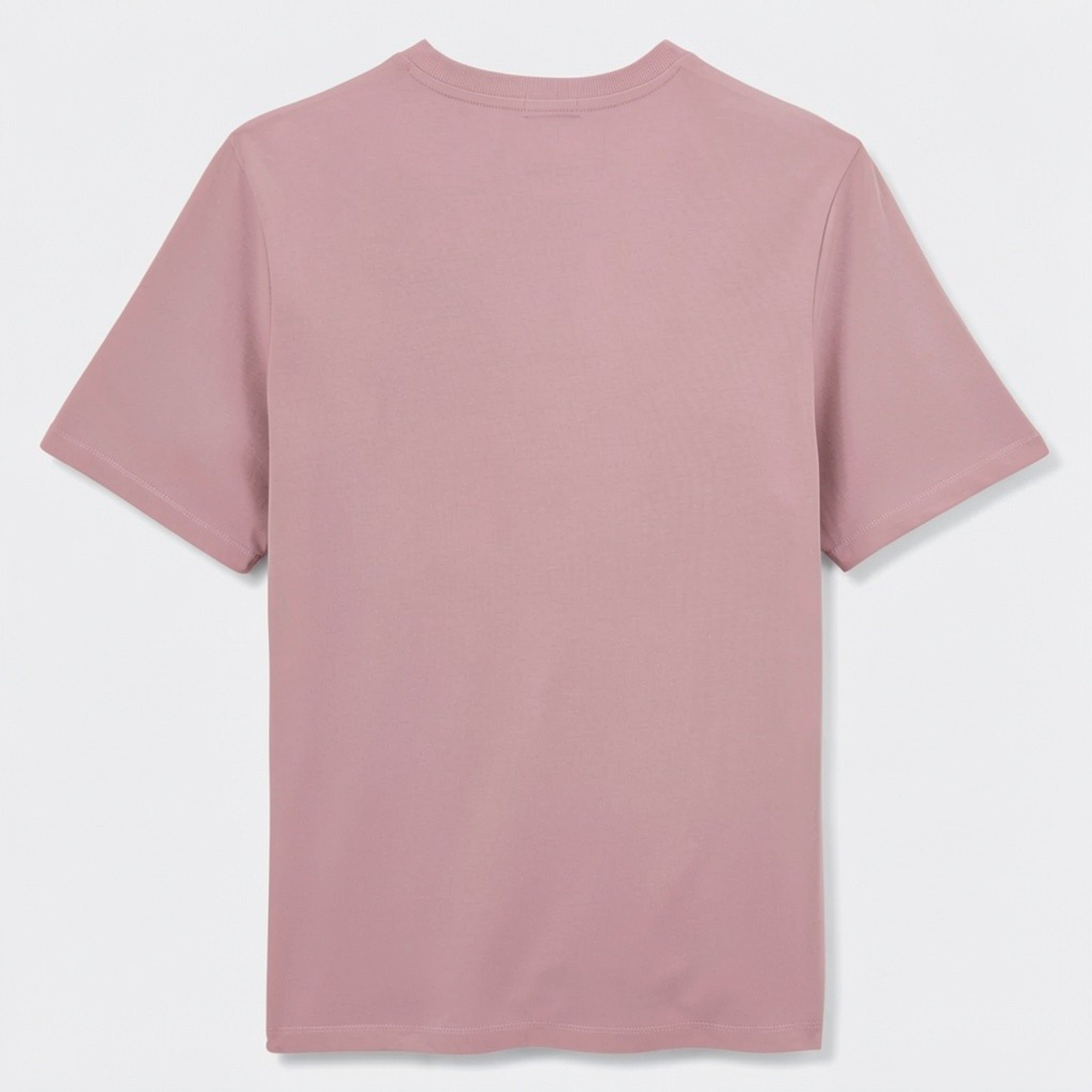 T-shirts col rond en coton et lin avec imprimé poitrine SERGE BLANCO Rose