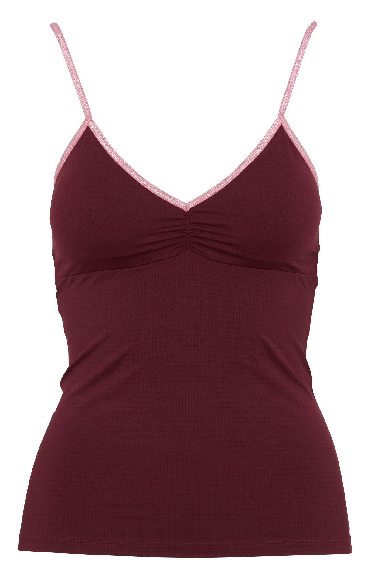 Tank top with removable pads LA NOUVELLE Red