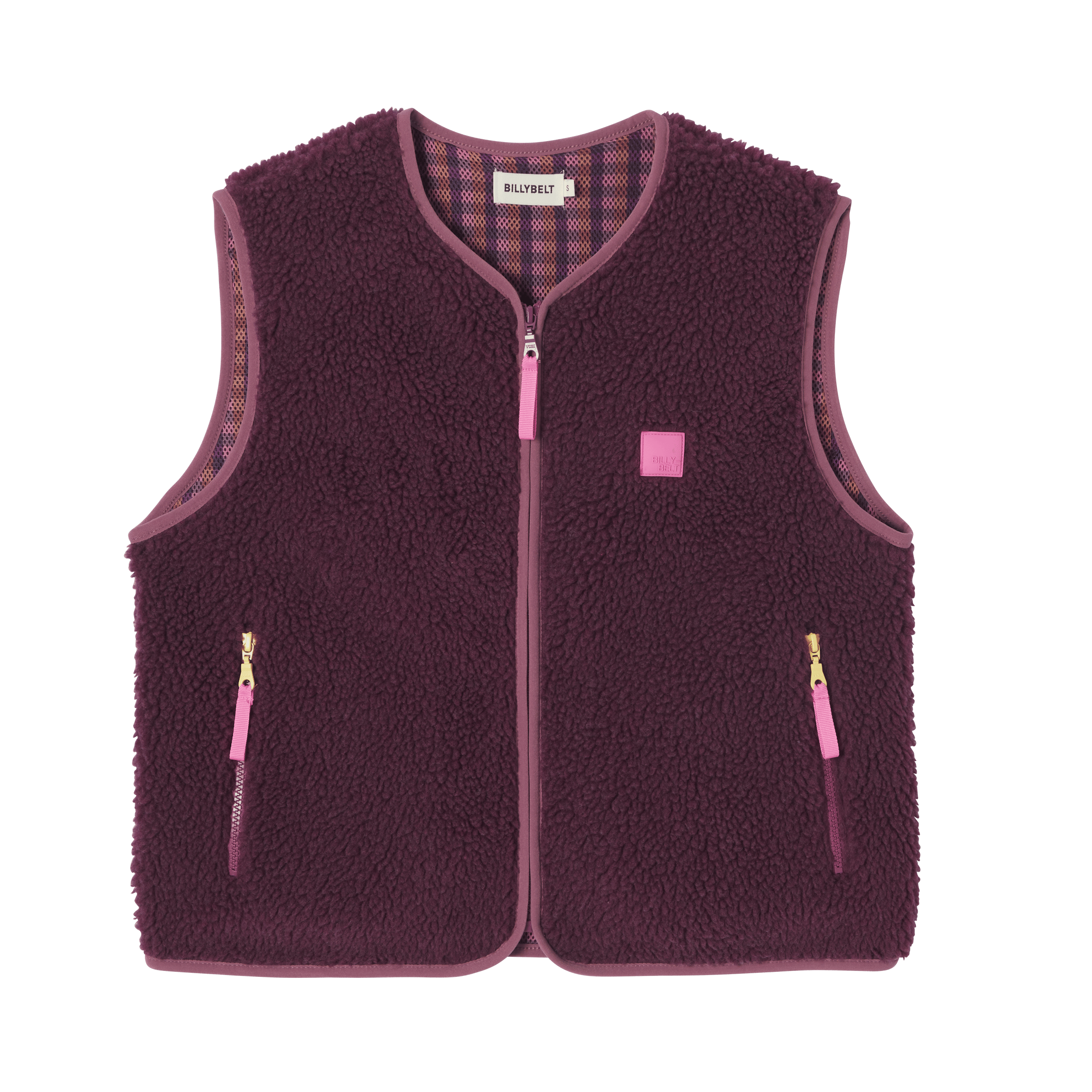 Sleeveless Sherpa Zip-Up Vest BILLYBELT