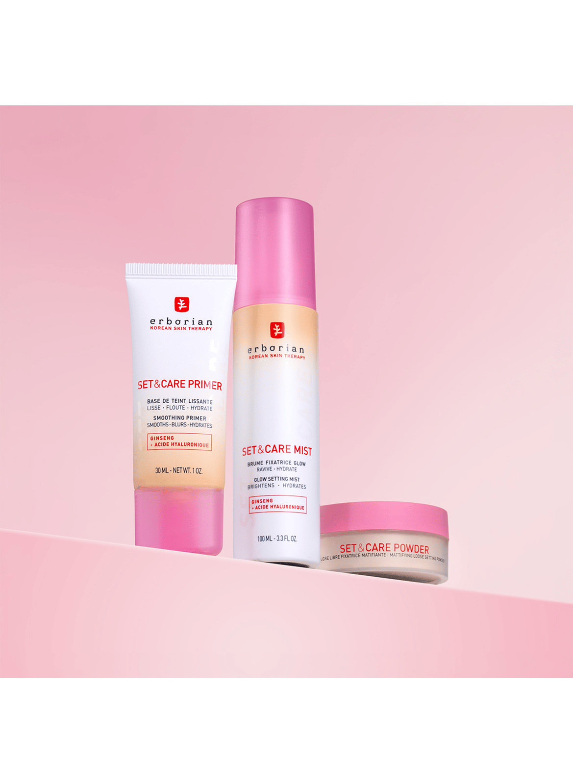 Set & Care Primer - Smoothing Primer: smoothes, blurs, and hydrates ERBORIAN No color