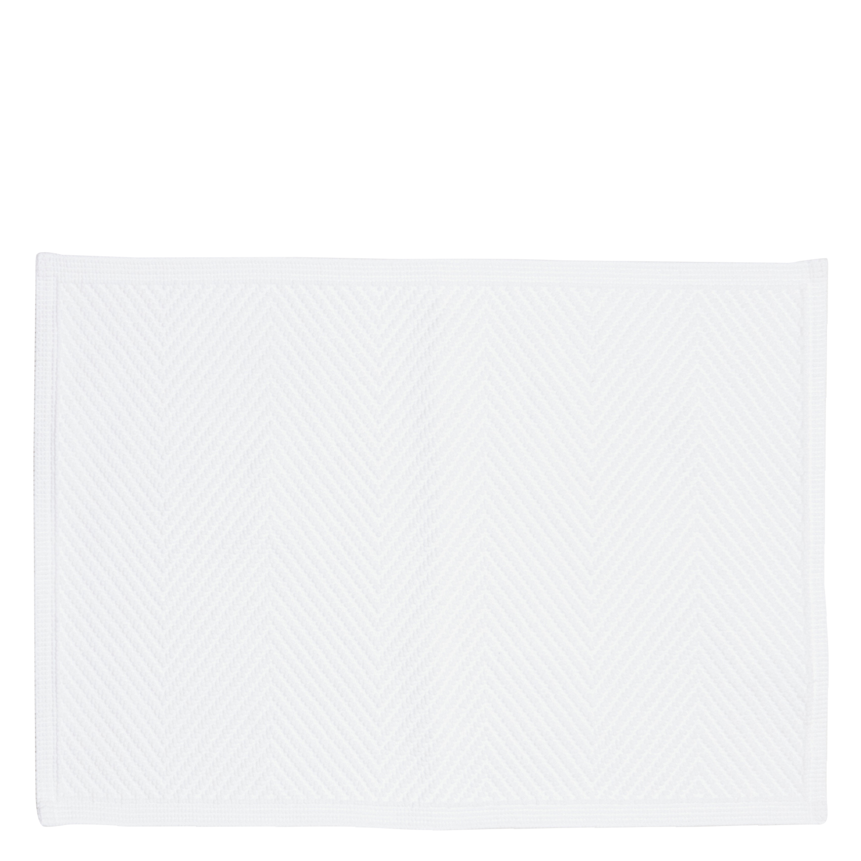 Katoenen badkamermat AU PRINTEMPS PARIS MAISON Wit