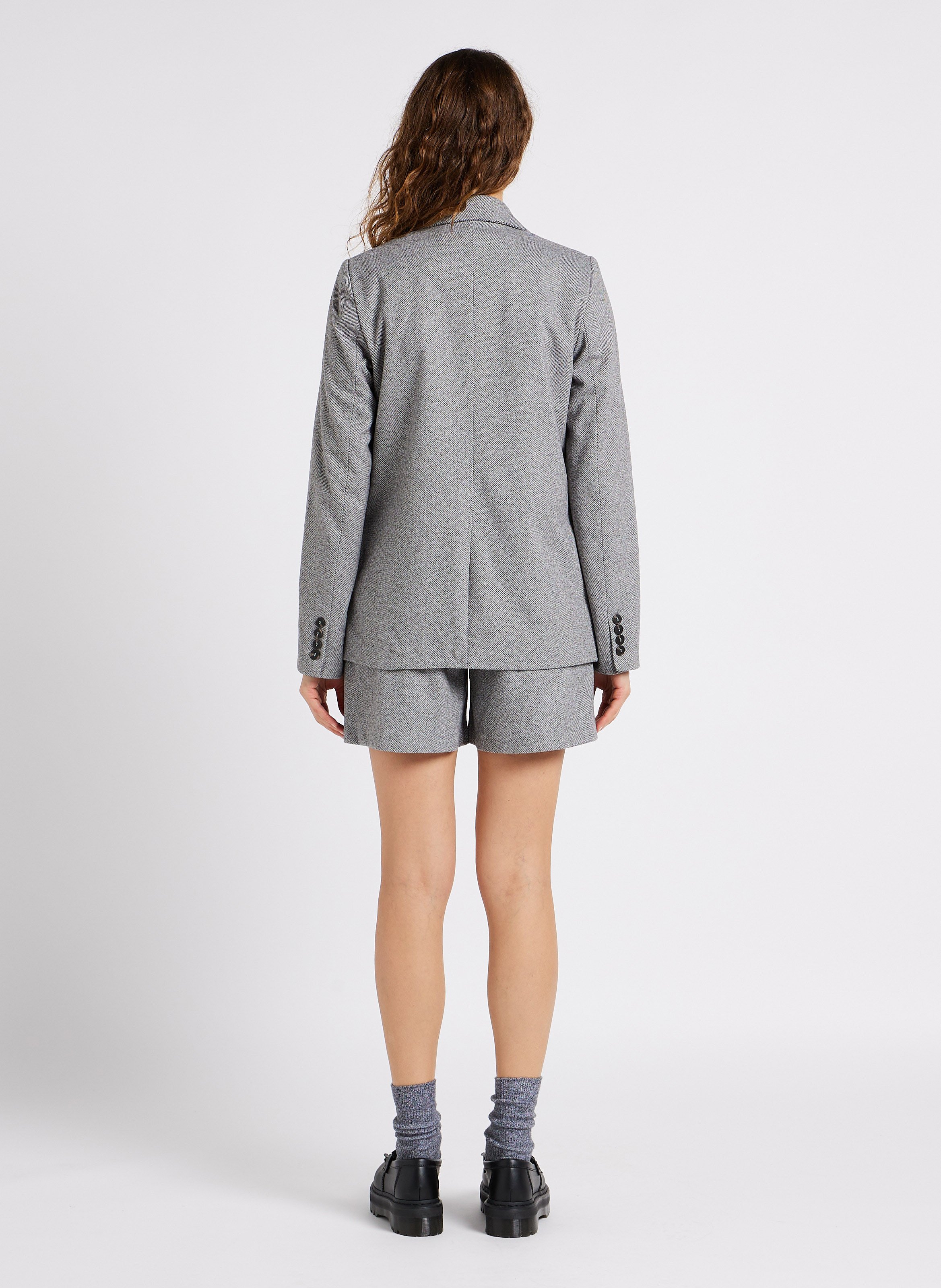 Recht short VILA Beige